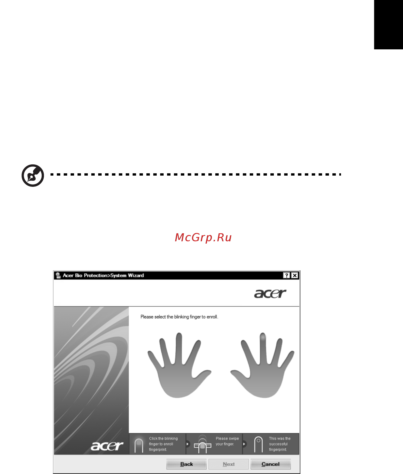 Acer ASPIRE 5745DG [1471/2217] Süsteemi utiliitide kasutamine