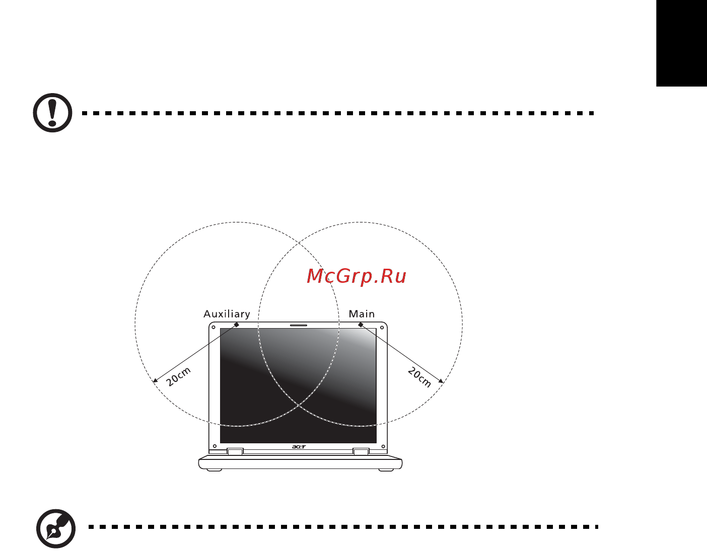 Acer ASPIRE 5745DG [1511/2217] Fcc raadiosageduste ohutuse nõue