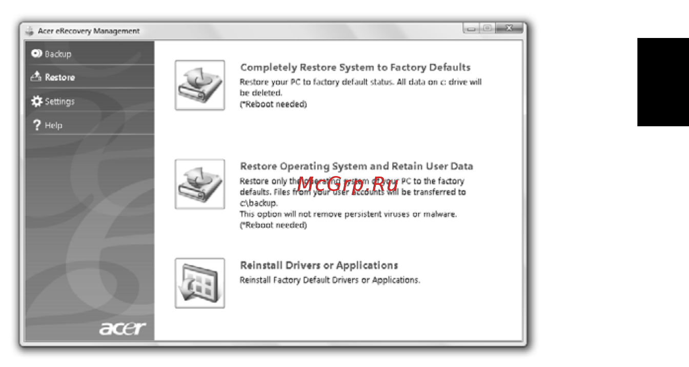 Acer ASPIRE 5745DG [2039/2217] 恢复