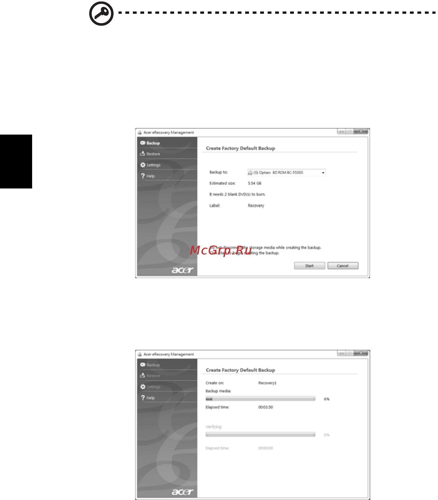 Acer ASPIRE 5733Z [1022/2348] Magyar
