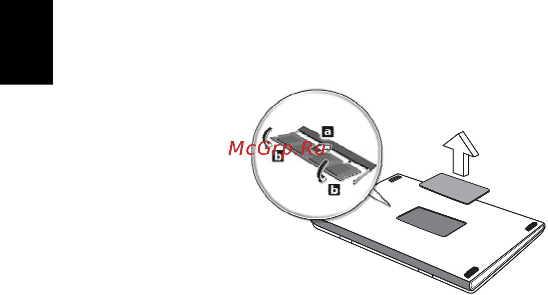 Acer ASPIRE 5733Z [1128/2348] Instalace paměti pouze u vybraných modelů