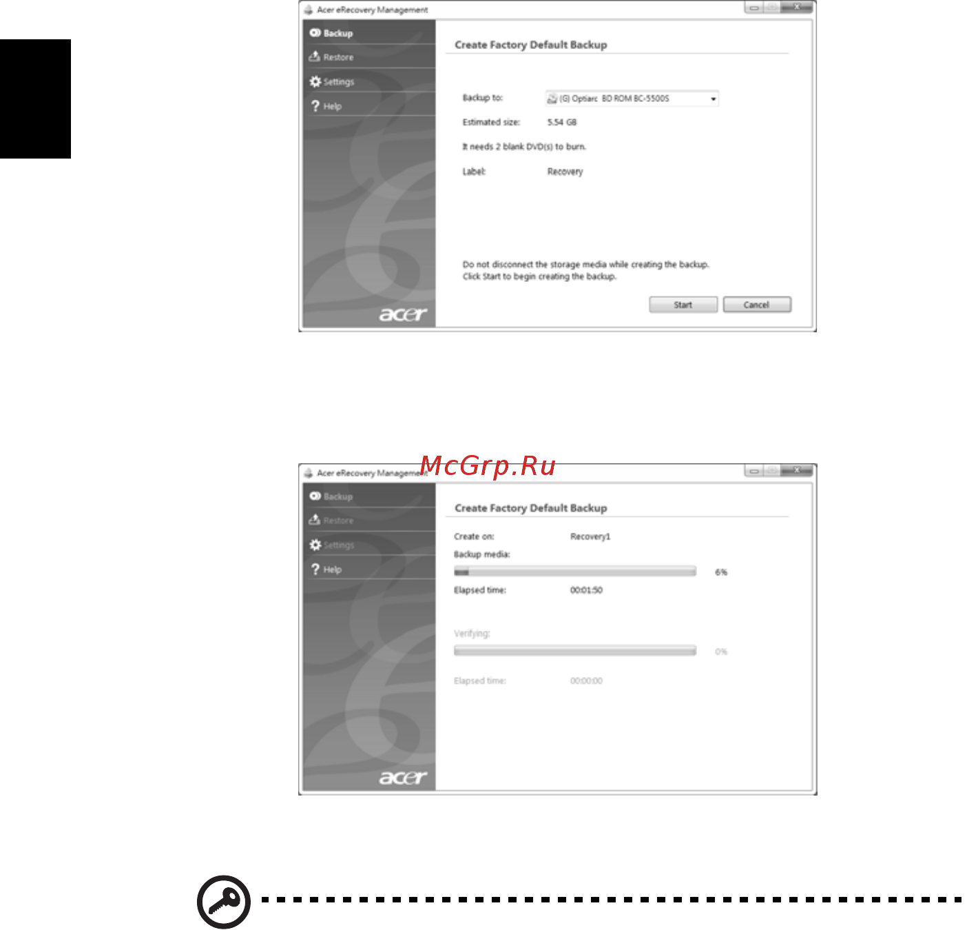Acer ASPIRE 5733Z [1248/2348] Slovenski