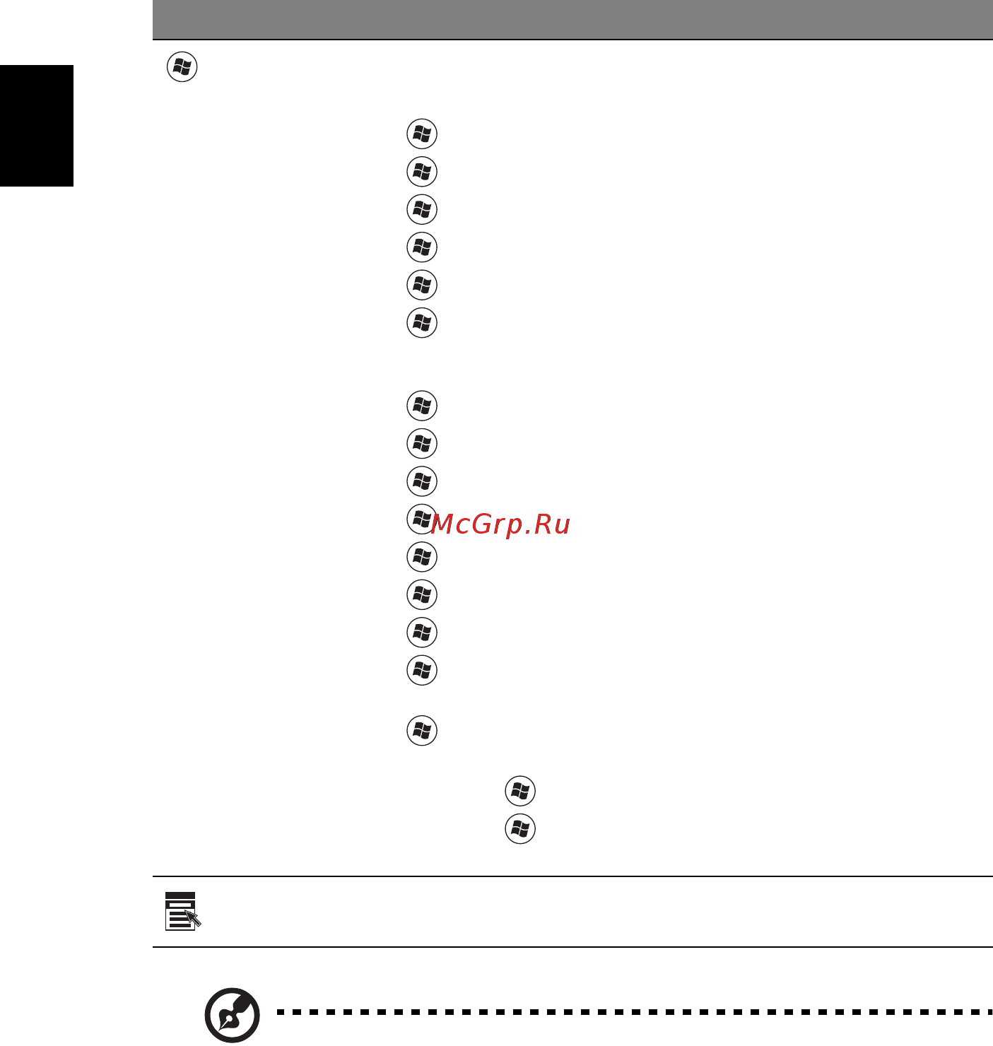 Acer ASPIRE 5733Z [1548/2348] Windowsi nupud