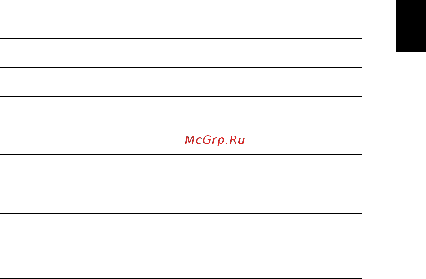 Acer ASPIRE 5733Z [1981/2348] Lcd panel ergonomic specifications