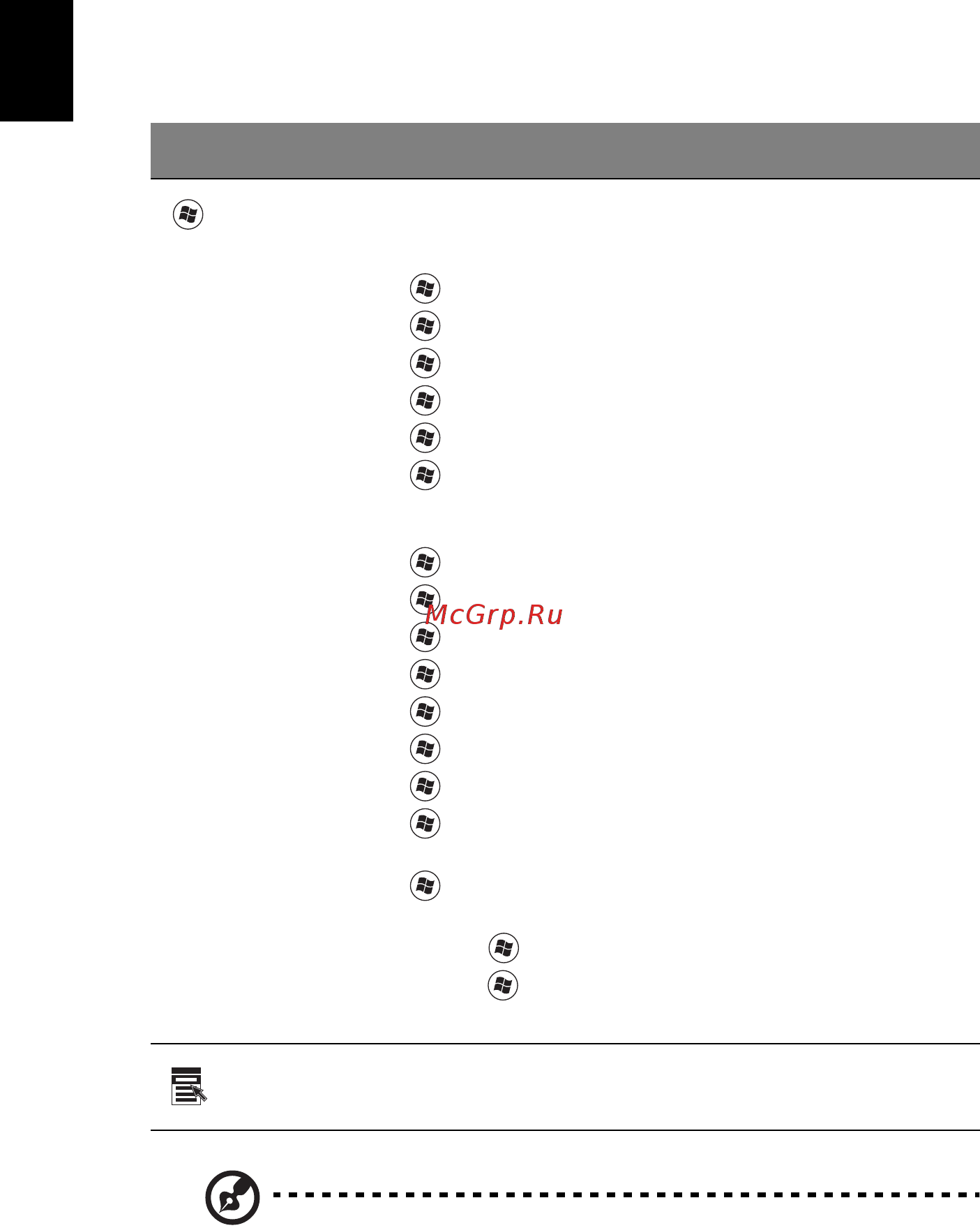 Acer ASPIRE 5733Z [2006/2348] Windows 키