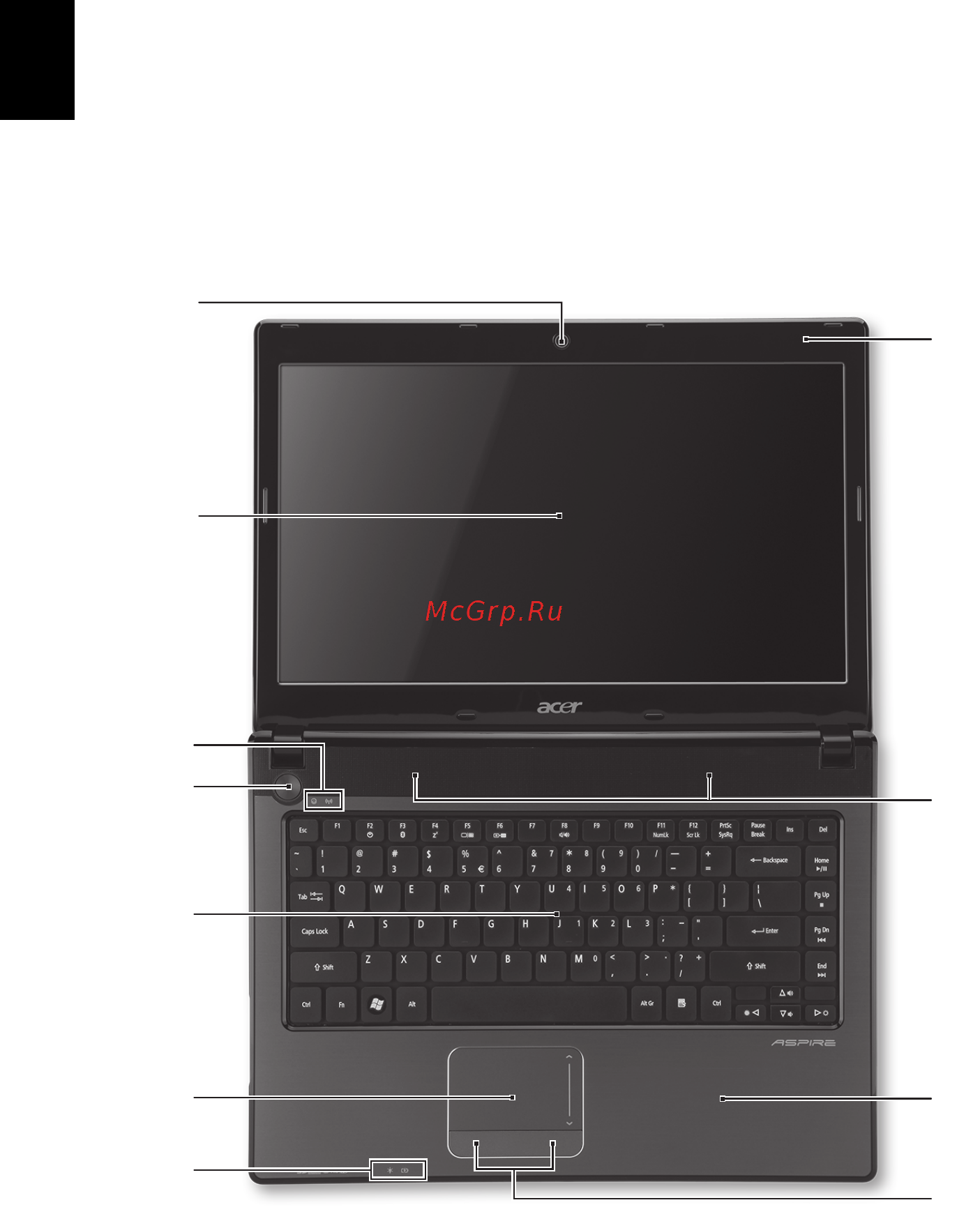 Acer Aspire 4551 [16/314] Votre visite guidée du notebook acer