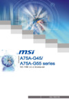 MSI A75A-G55 Инструкция по эксплуатации