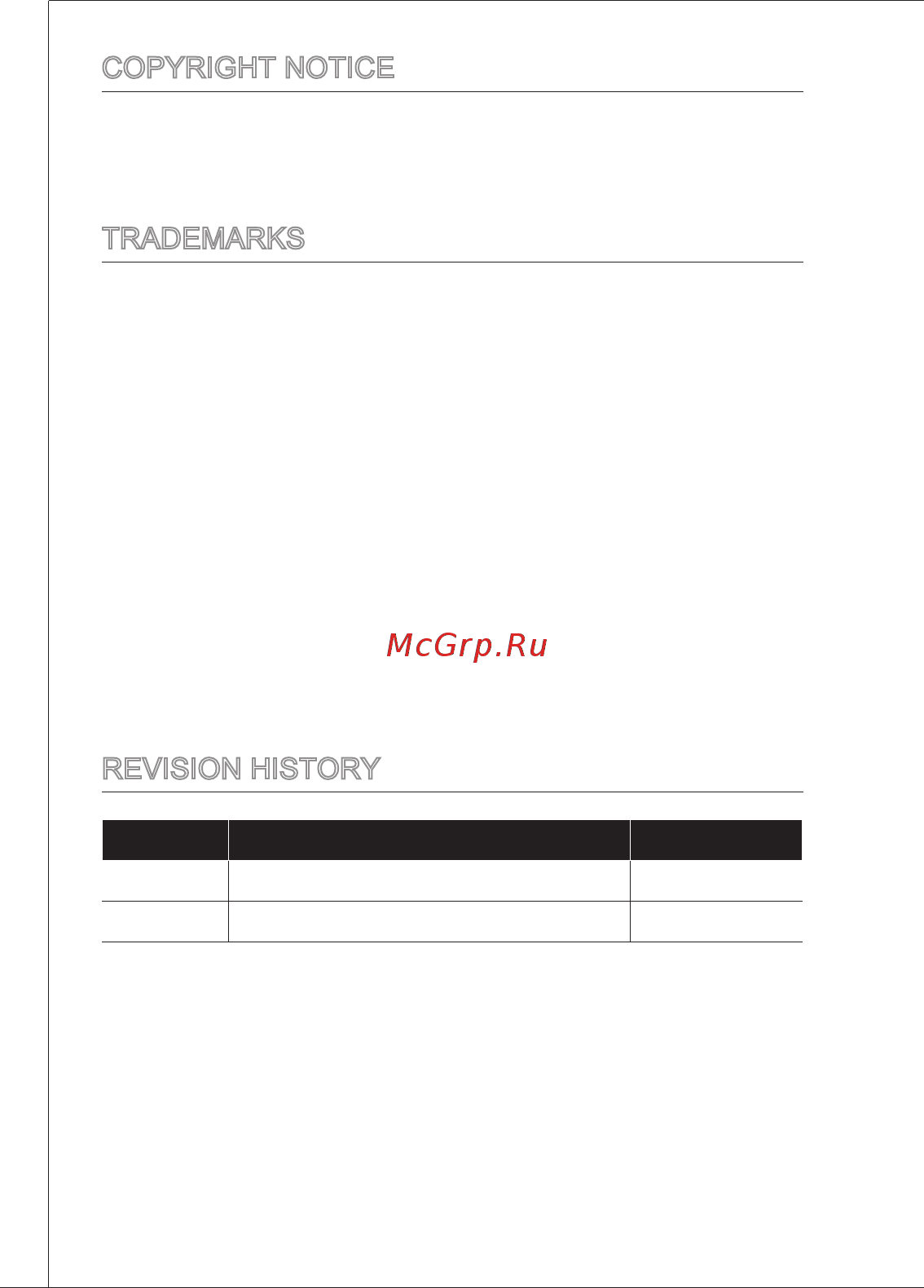MSI K9A2GM V2 [2/169] Copyright notice
