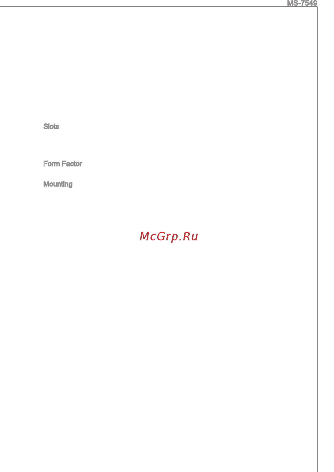 MSI KA780GM2 [11/153] If you need to purchase accessories and request the part numbers you could search the product web page and find details on our web address below http www msi com index php