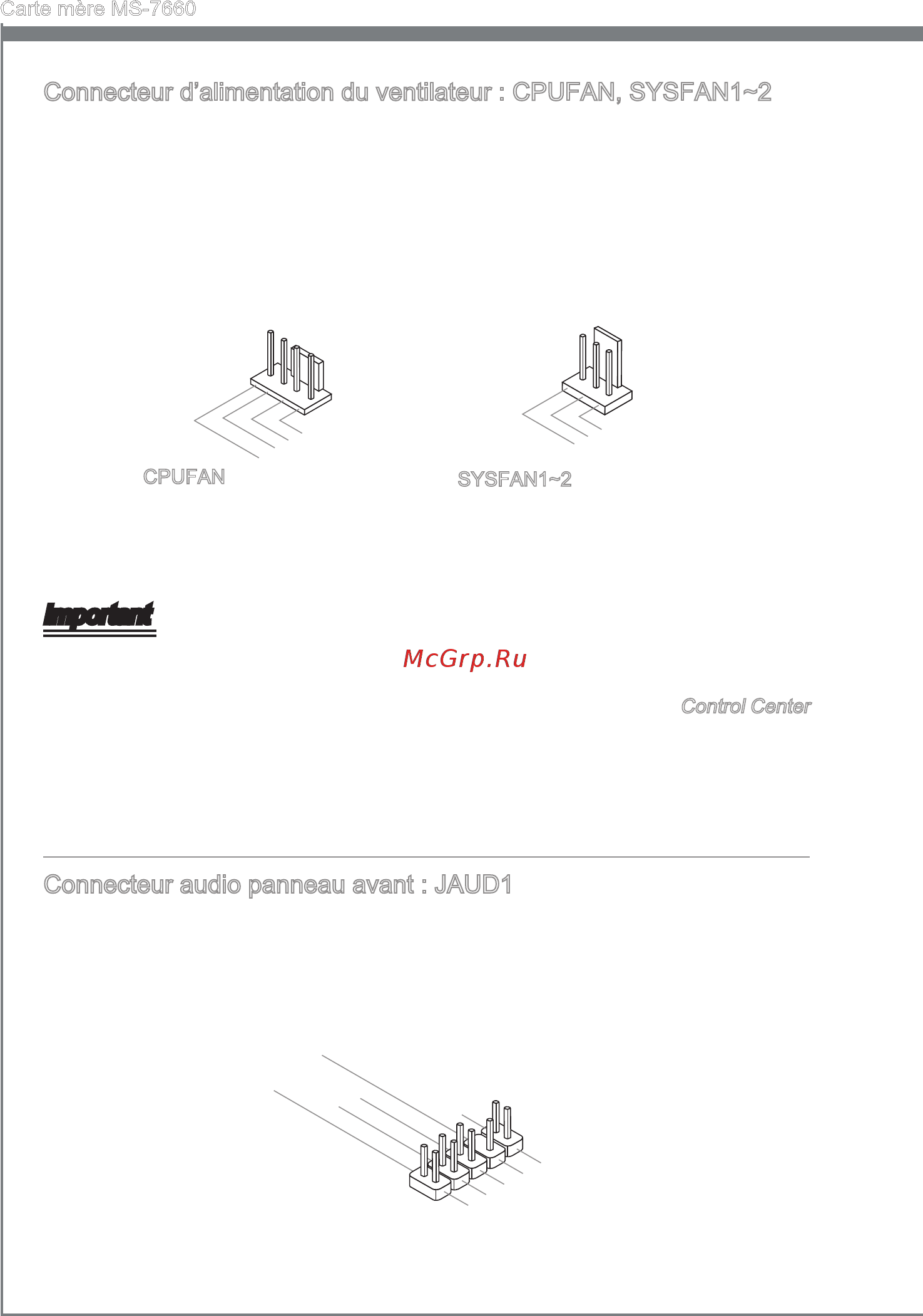 MSI 870A FUZION [98/154] Connecteur audio panneau avant jaud1