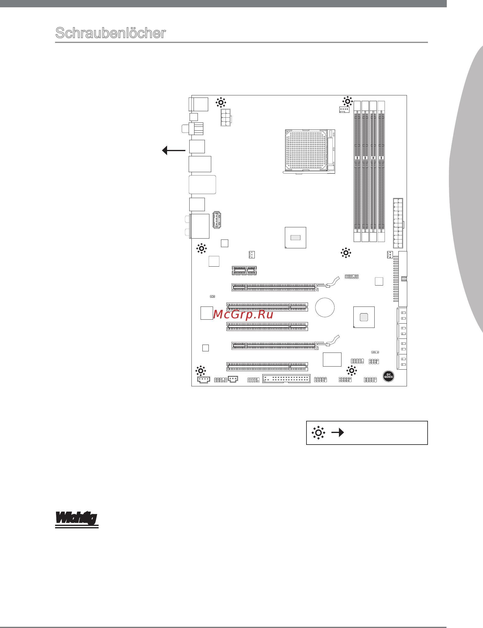 MSI 870A-G55 [51/154] Schraubenlöcher