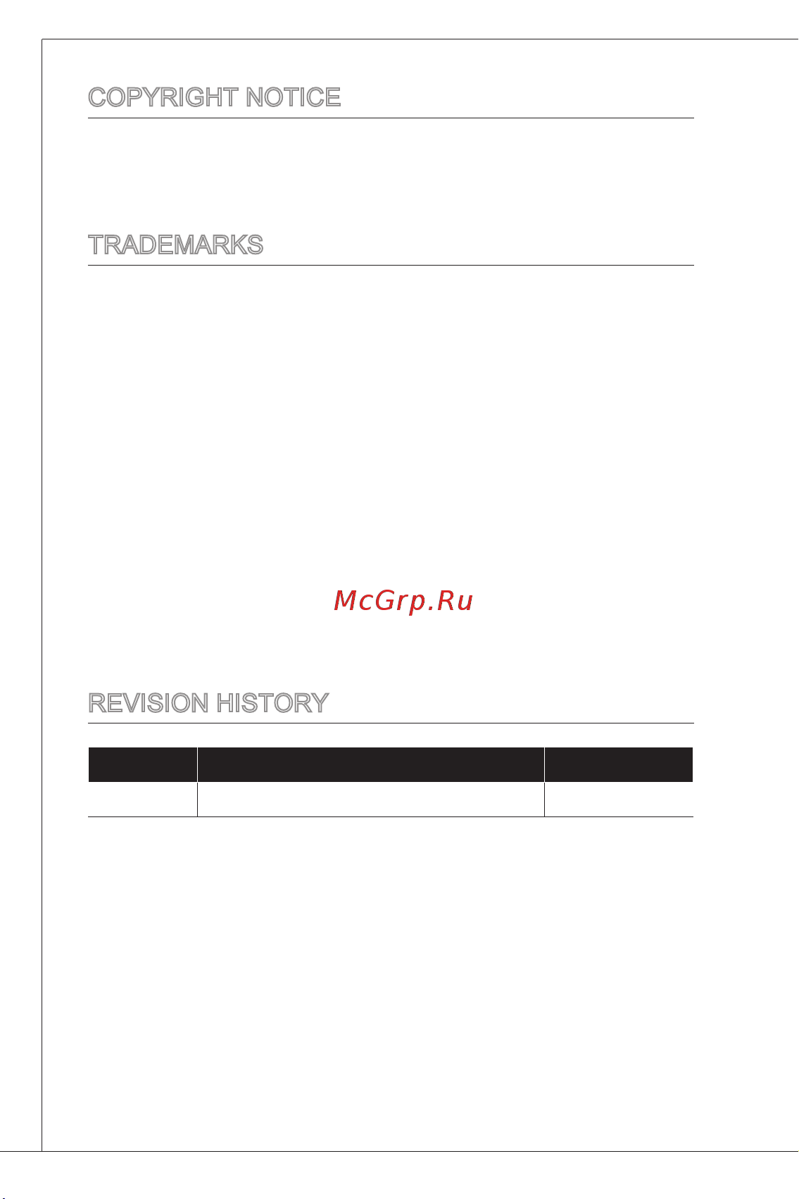 MSI NF725-C35 [2/154] Copyright notice
