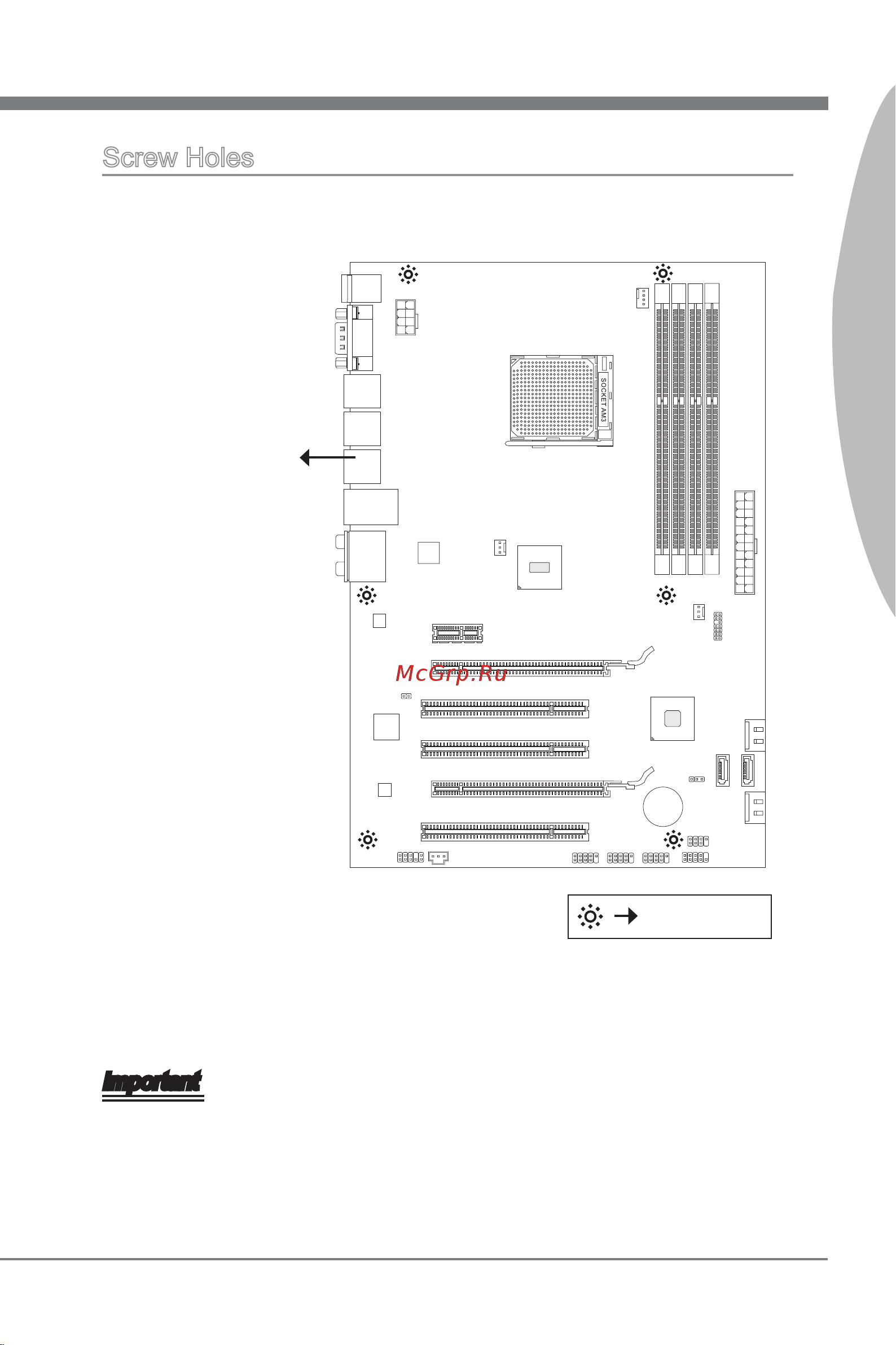 MSI 870S-G46 [15/146] Screw holes