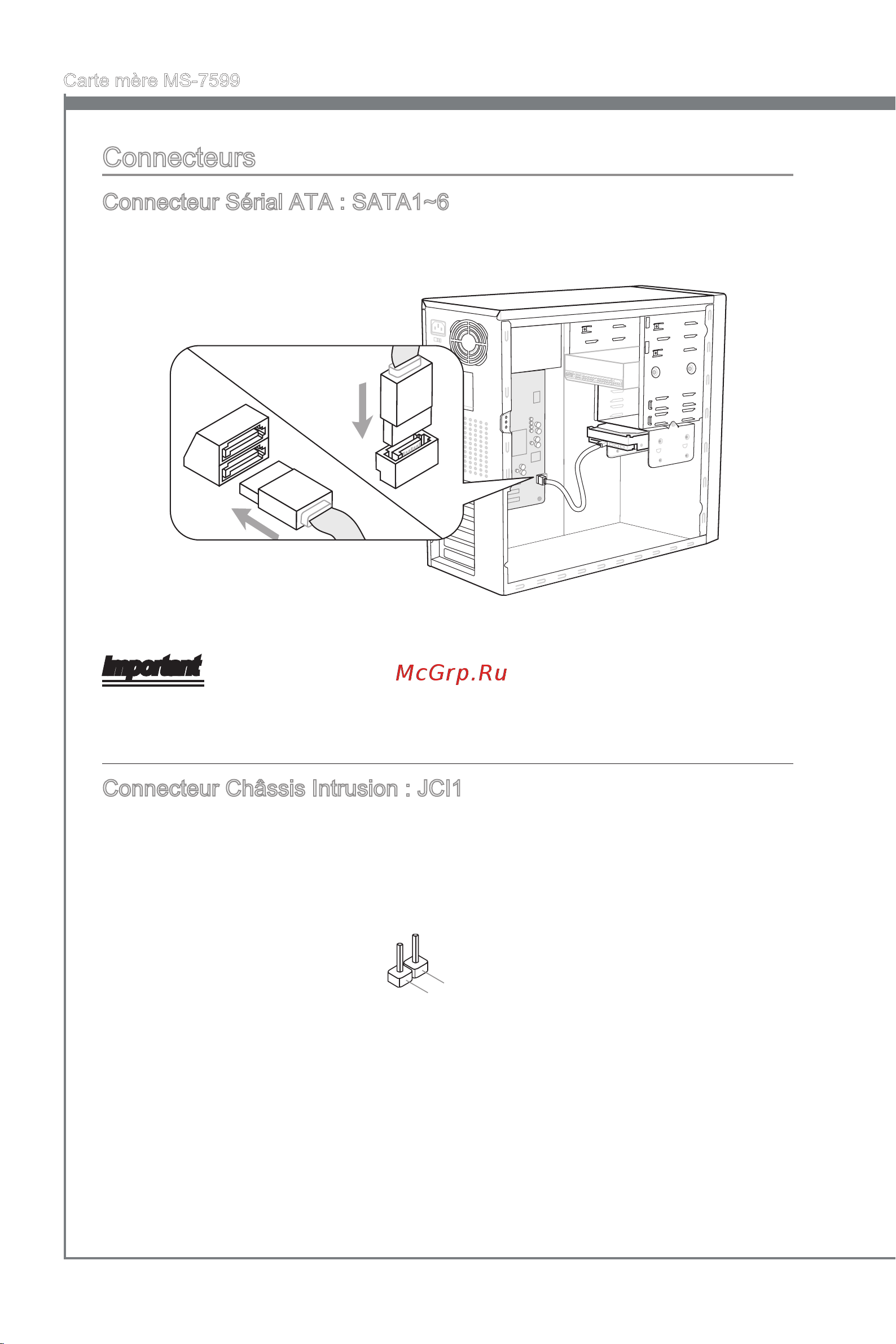 MSI 870S-G46 [92/146] Connecteur châssis intrusion jci1