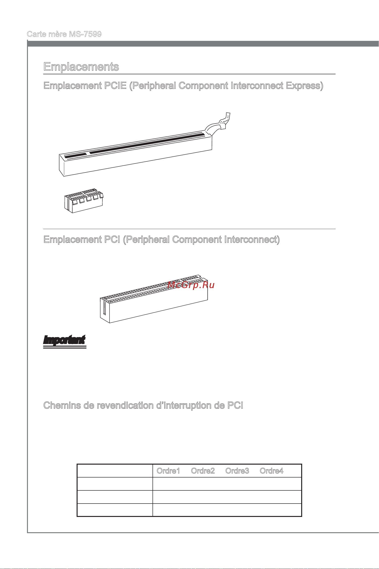 MSI 870S-G46 [98/146] Chemins de revendication d interruption de pci