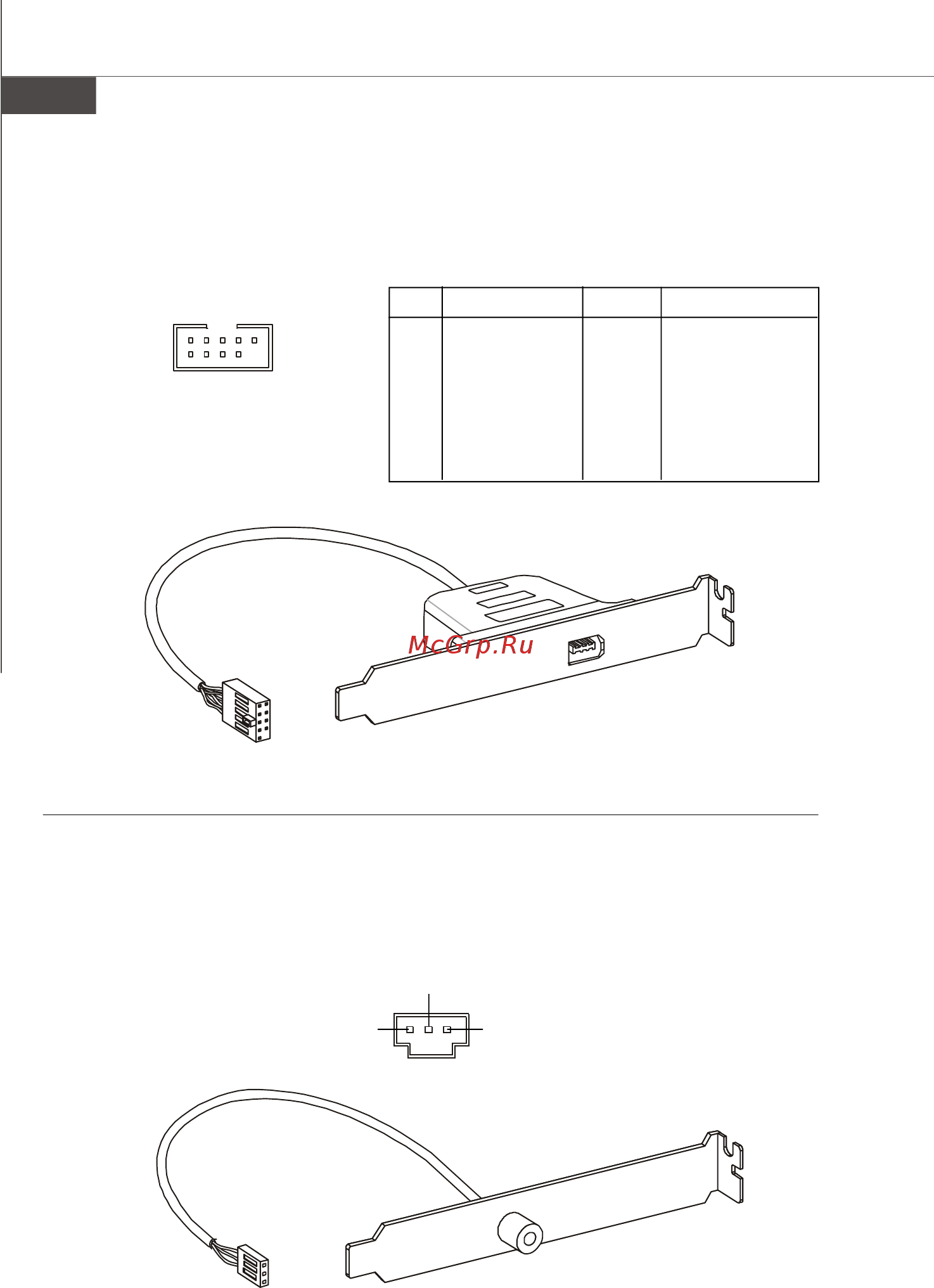 MSI 790FX-GD70 [67/169] Ieee1394 sockel j1394_1 optional