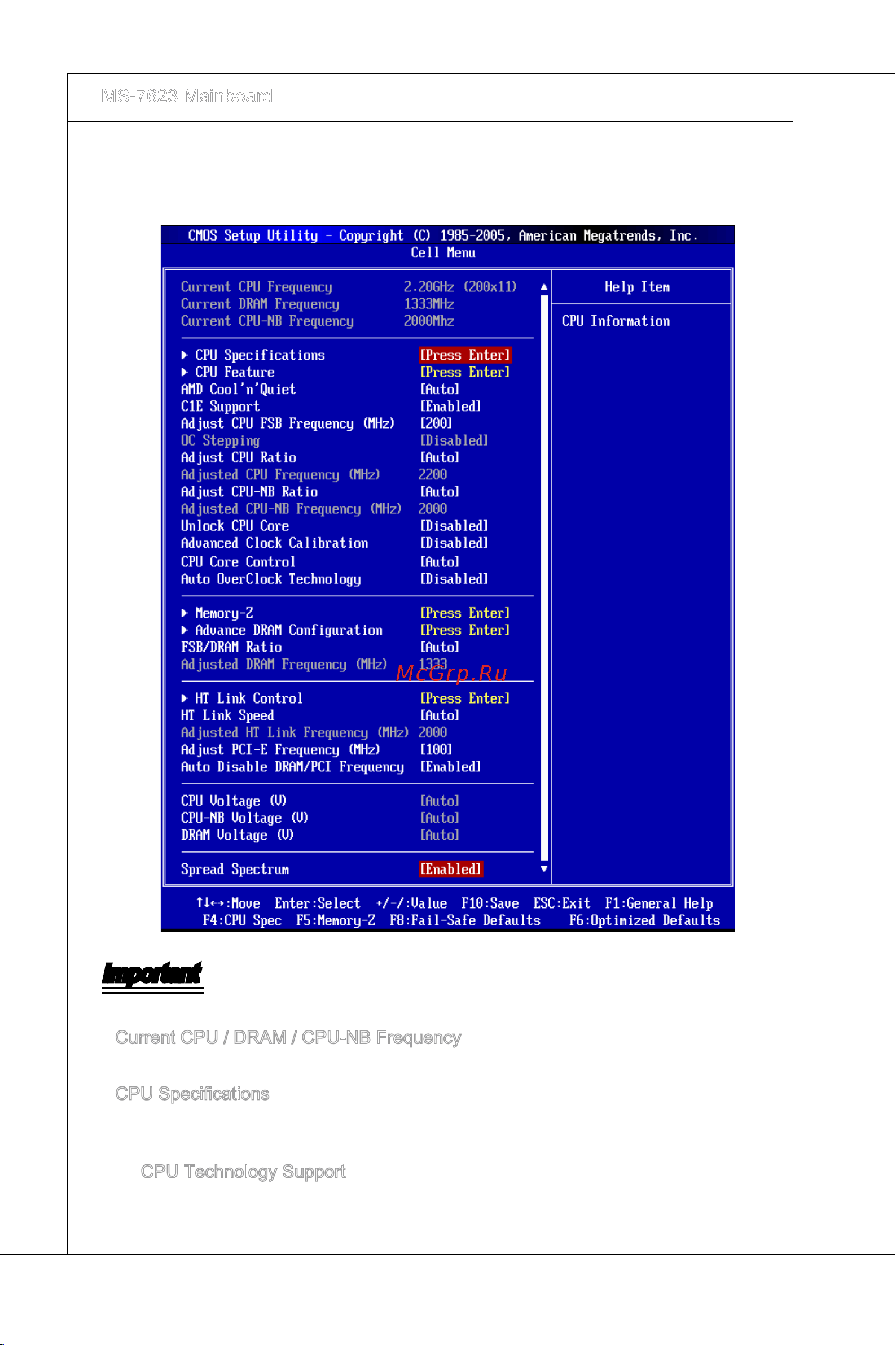 MSI 785GM-P45 [38/146] Important