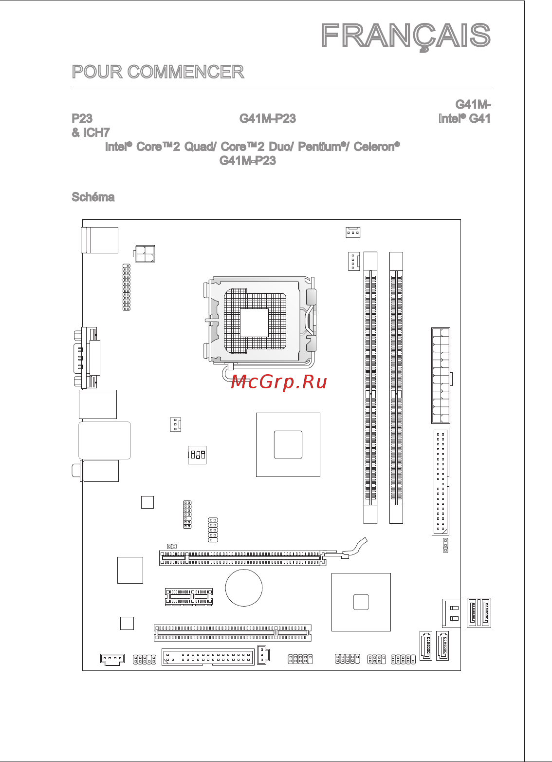 MSI G41M-P21 [45/155] Pour commencer