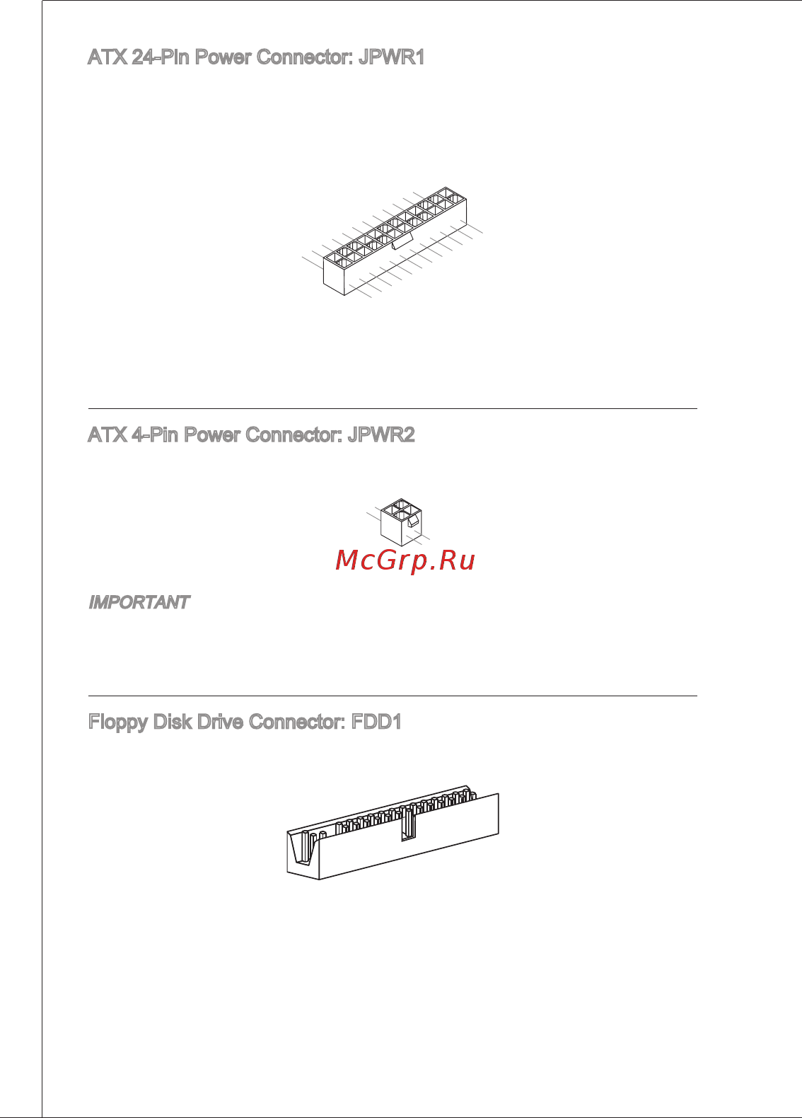 MSI G41M-P26 [16/155] Atx 24 pin power connector jpwr1