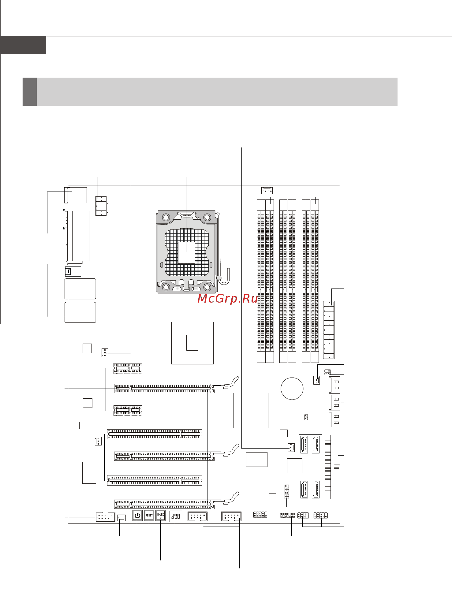 MSI ECLIPSE SLI [51/161] Komponenten ü bersicht