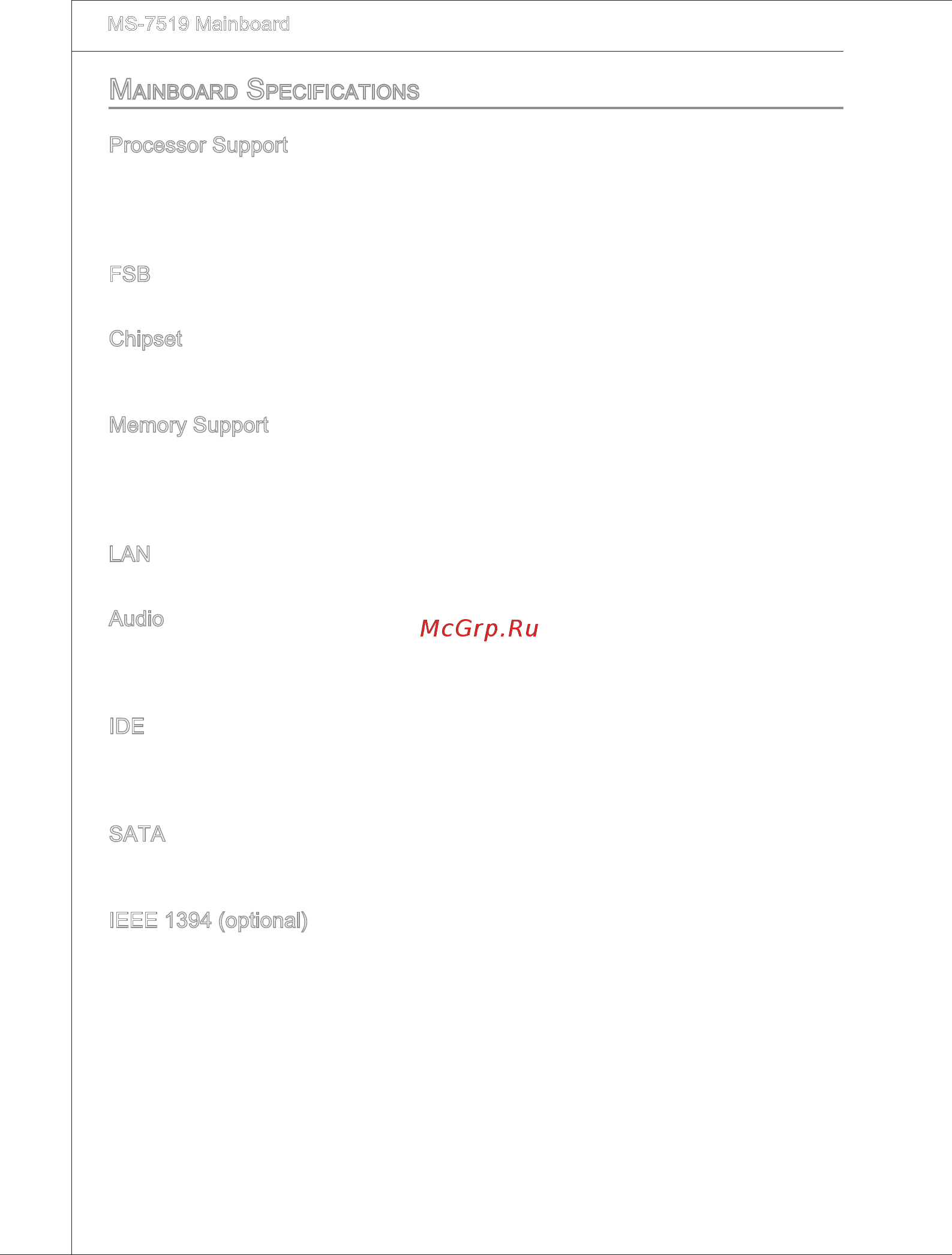 MSI P45T-C51 [12/146] Ch pset