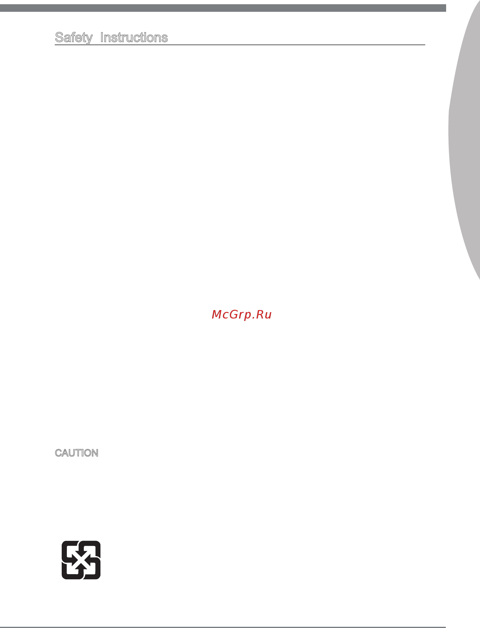MSI P43-C53 [3/162] Safety instructions