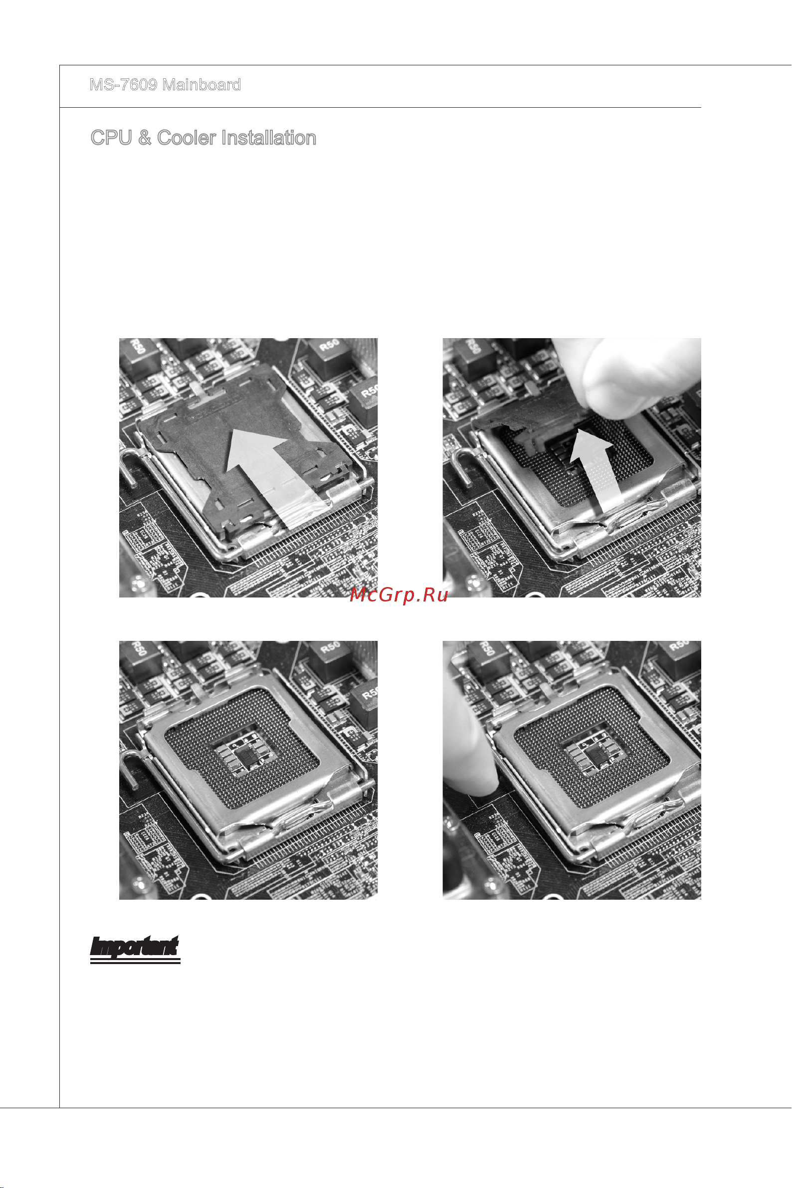 MSI G43TM-E51 V1.1(FOR EUP) [16/148] Cpu cooler installat on