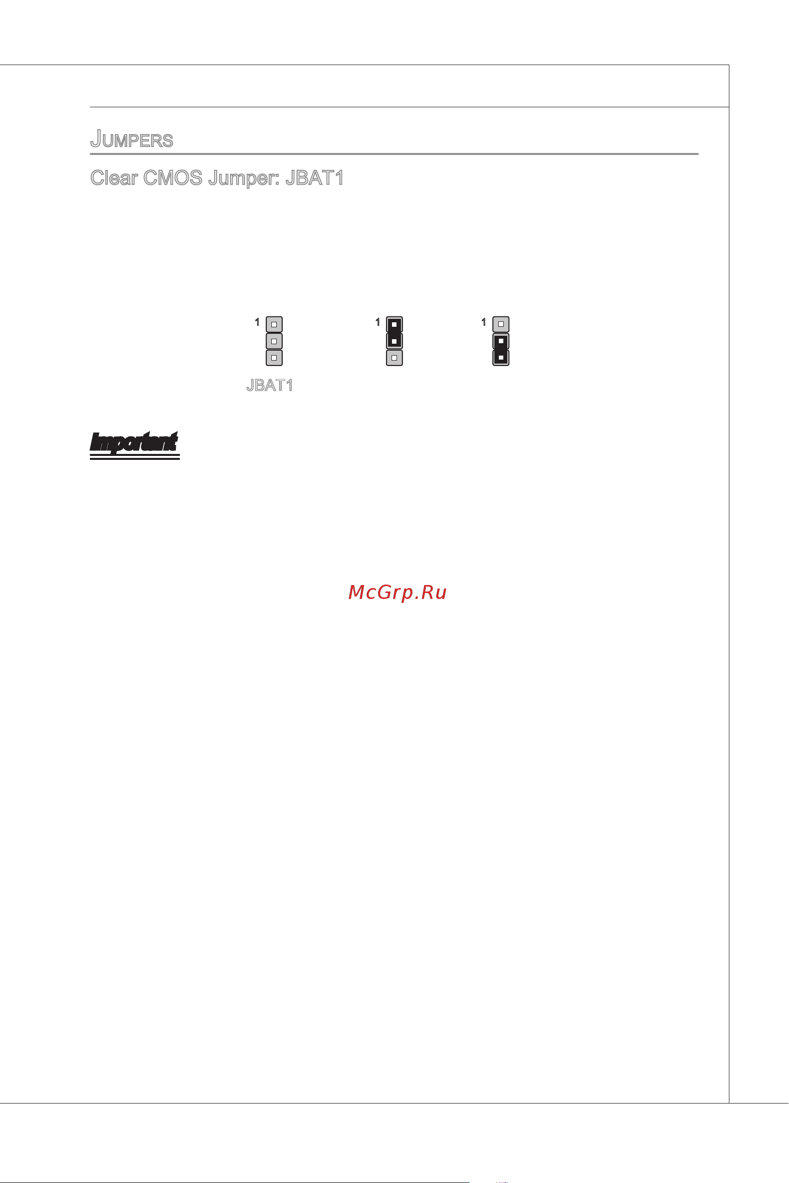MSI G43TM-E51 V1.1(FOR EUP) [31/148] Jumpers