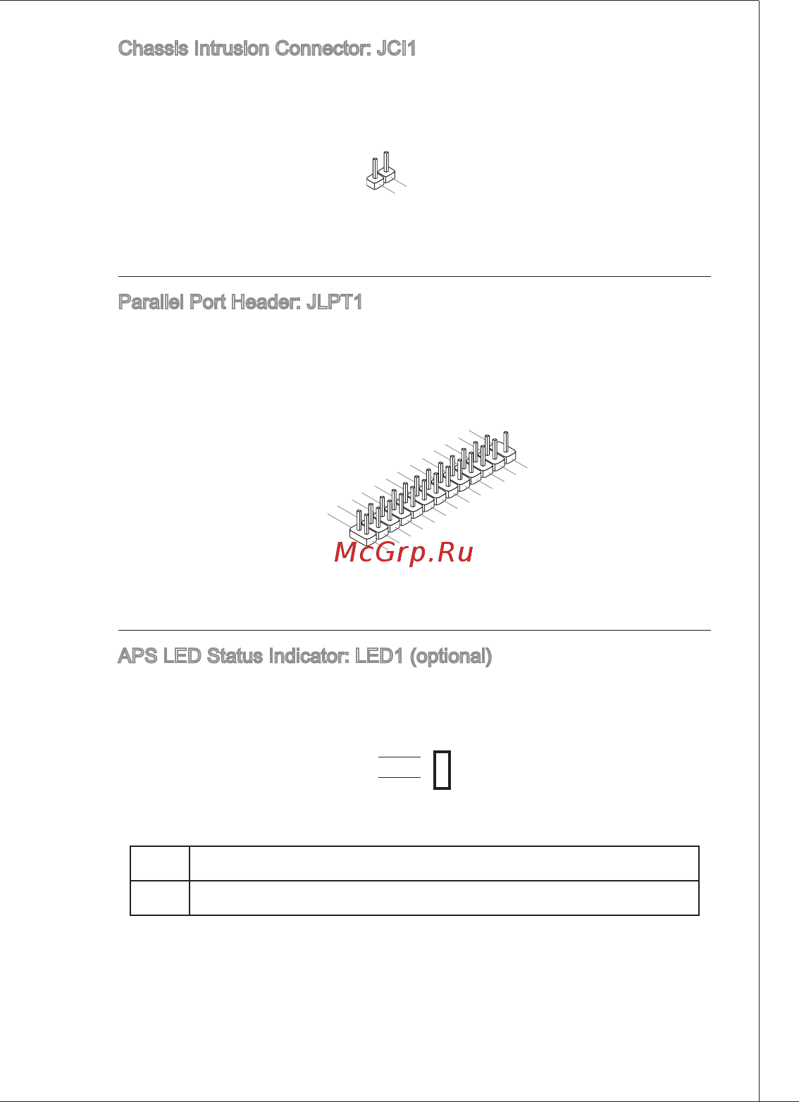 MSI G41M-P31 [19/153] Aps led status indicator led1 optional