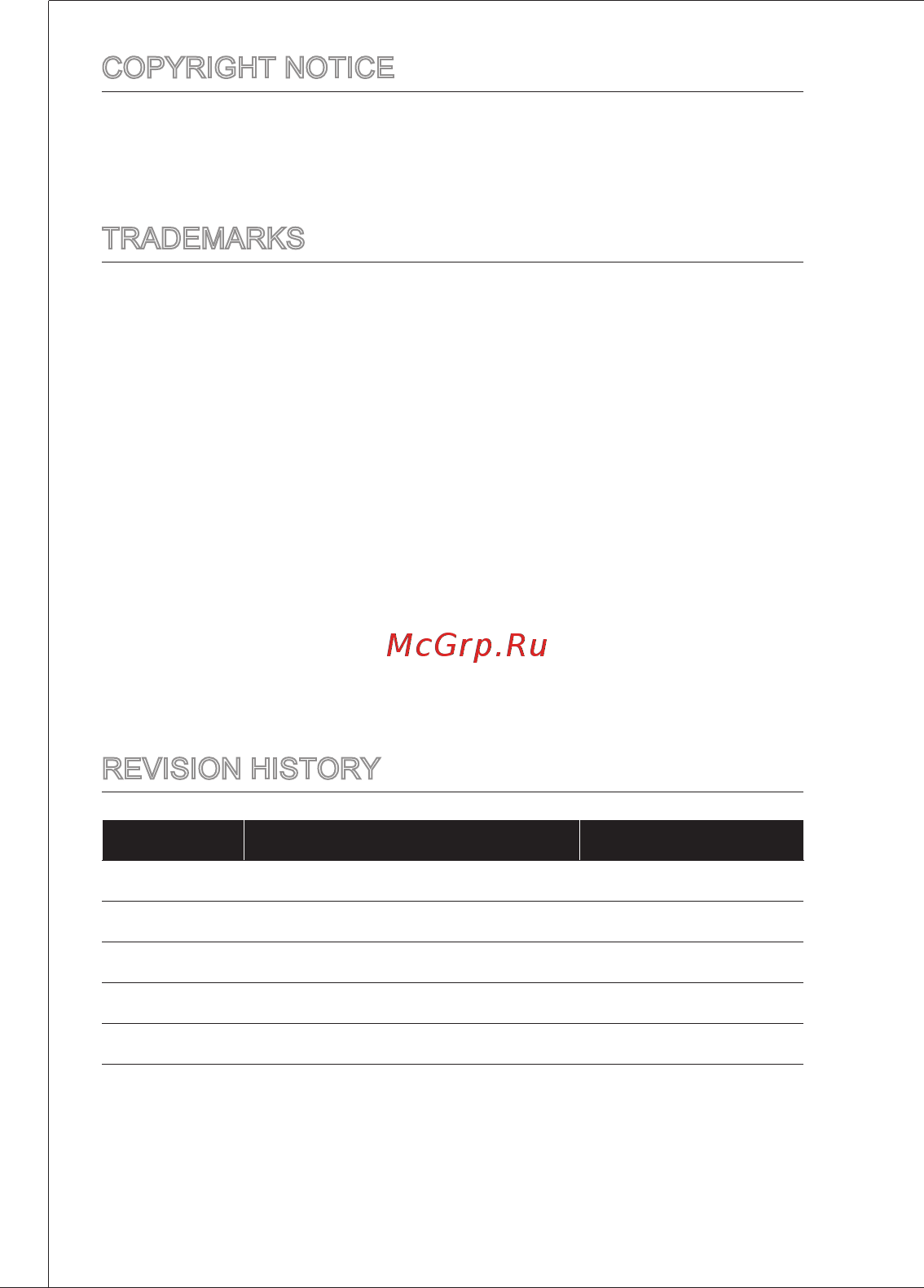 MSI G41M-P34 [2/155] Copyright notice