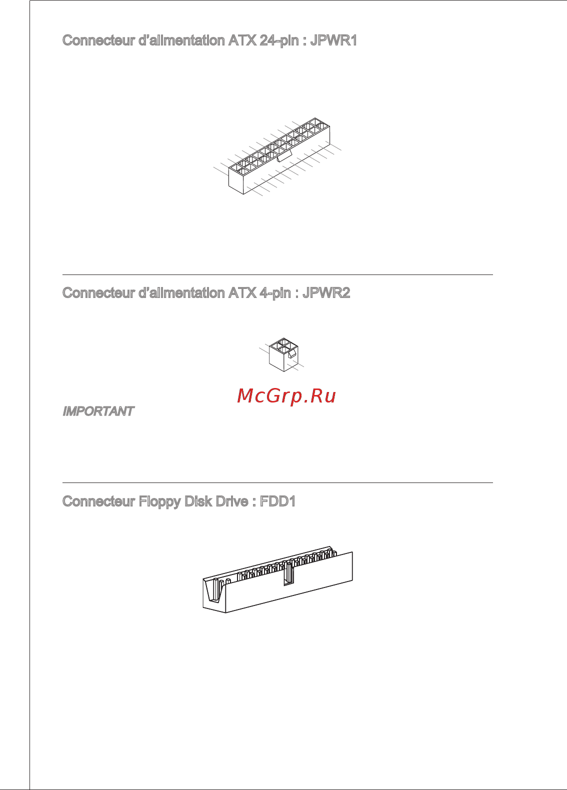 MSI G41M-P34 [52/155] Connecteur floppy disk drive fdd1