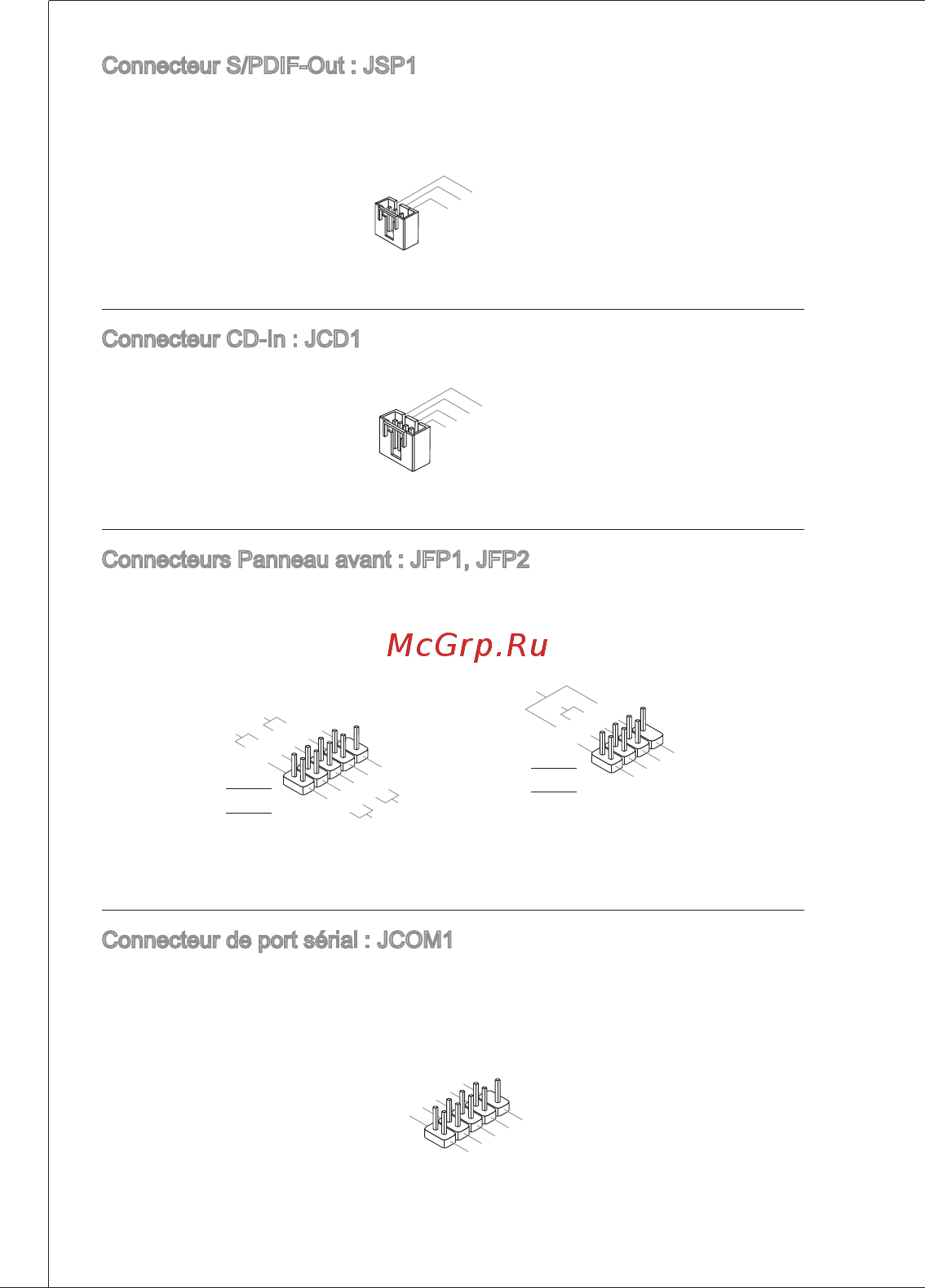 MSI G41M-P34 [54/155] Connecteur cd ln jcd1