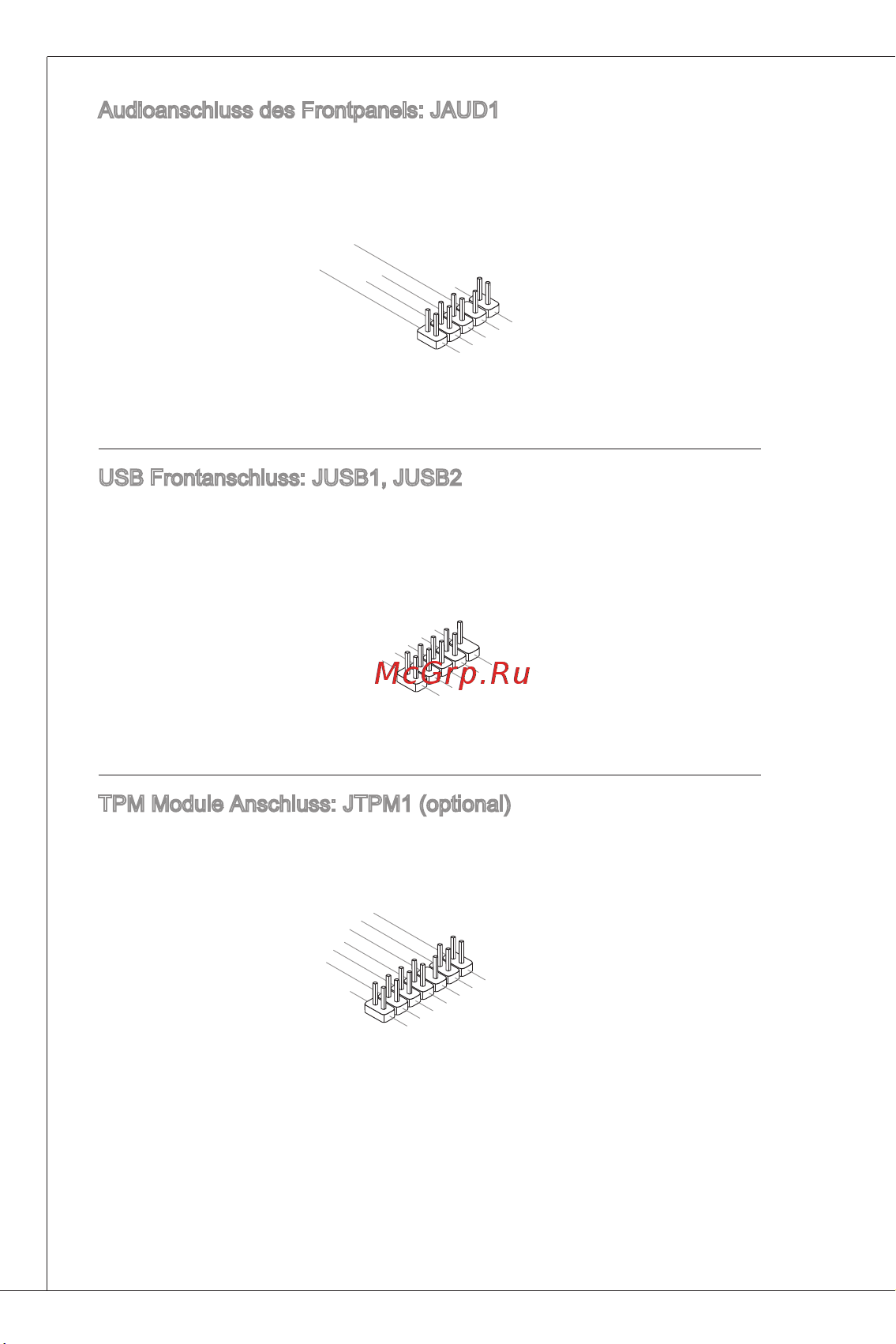 MSI G41M-P35 [72/153] Audioanschluss des frontpanels jaud1