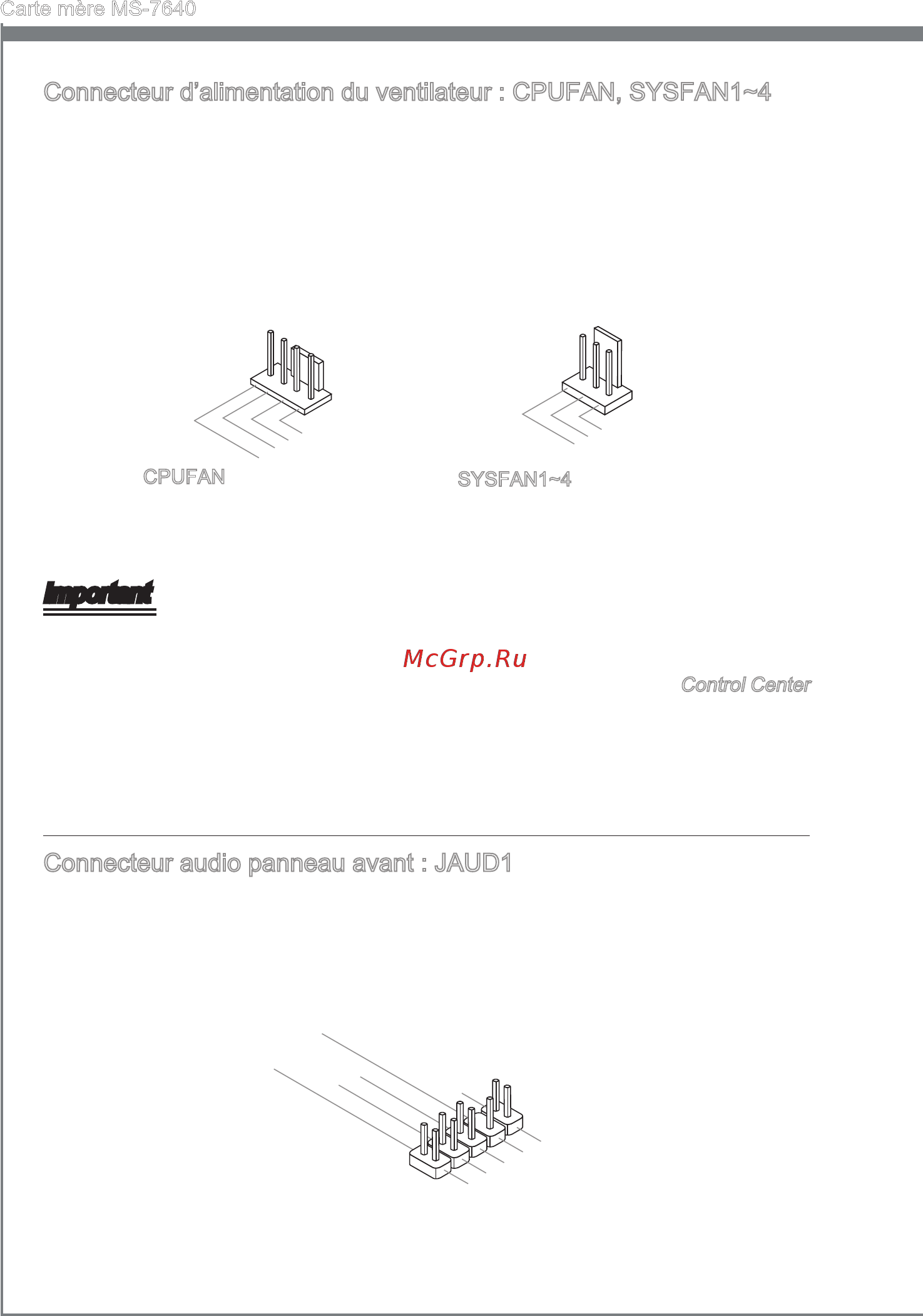 MSI 890FXA-GD70 [110/178] Connecteur audio panneau avant jaud1