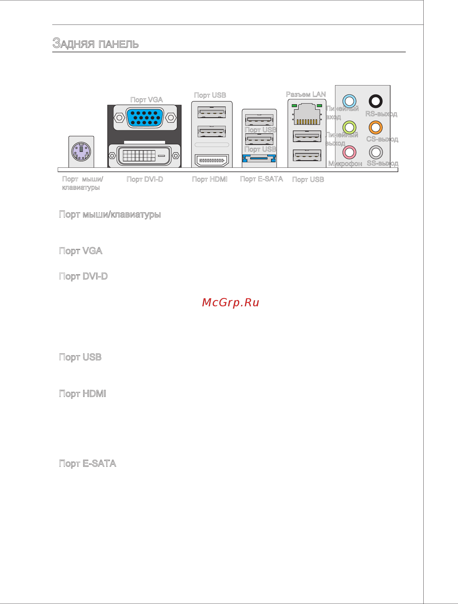 MSI 880GM-E43 [129/154] Адняя панель