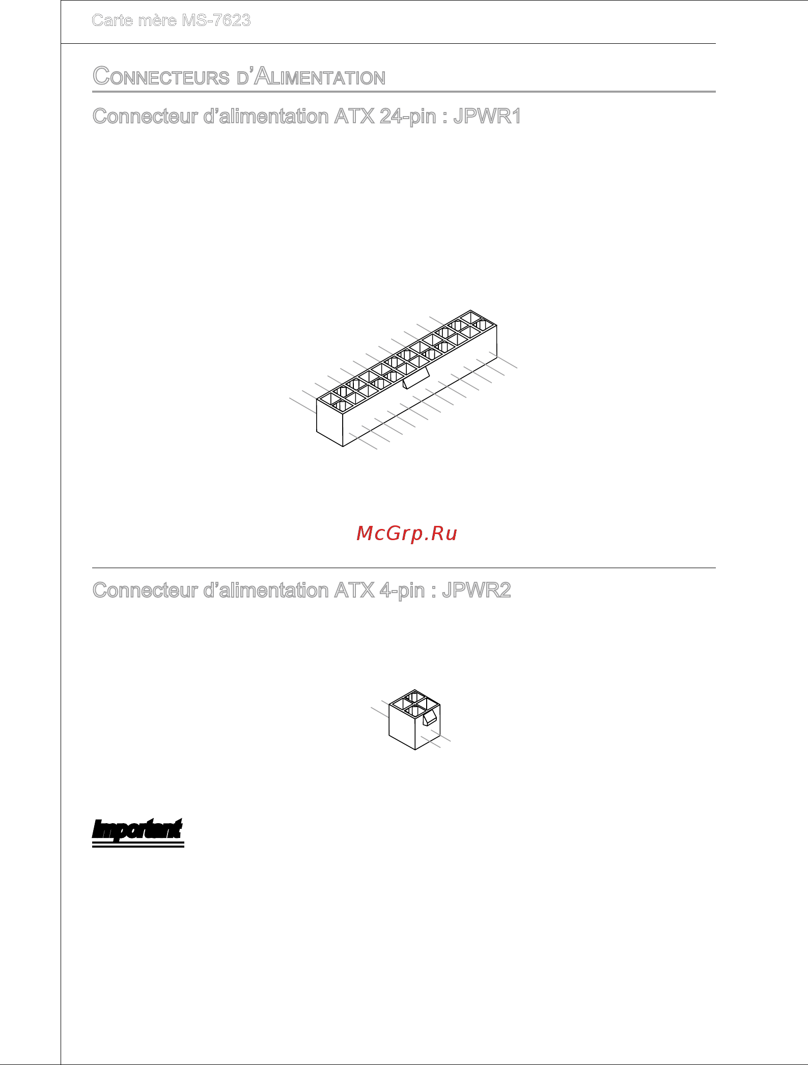 MSI 880GM-P51 [88/146] Connecteur d al mentat on atx 24 p n jpwr1