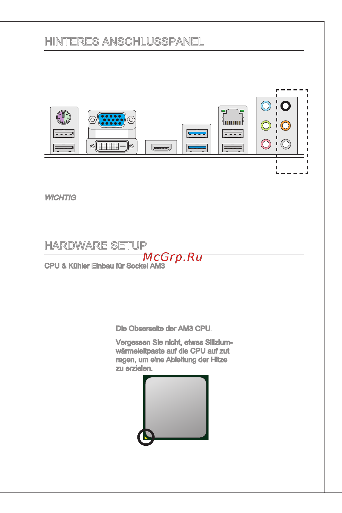 MSI 880GMA-E41 [73/169] Wichtig wenn sie ein usb 3 gerät verwenden möchten müssen sie das usb 3 kabel verwenden um an das usb 3 anschluss anzuschließen