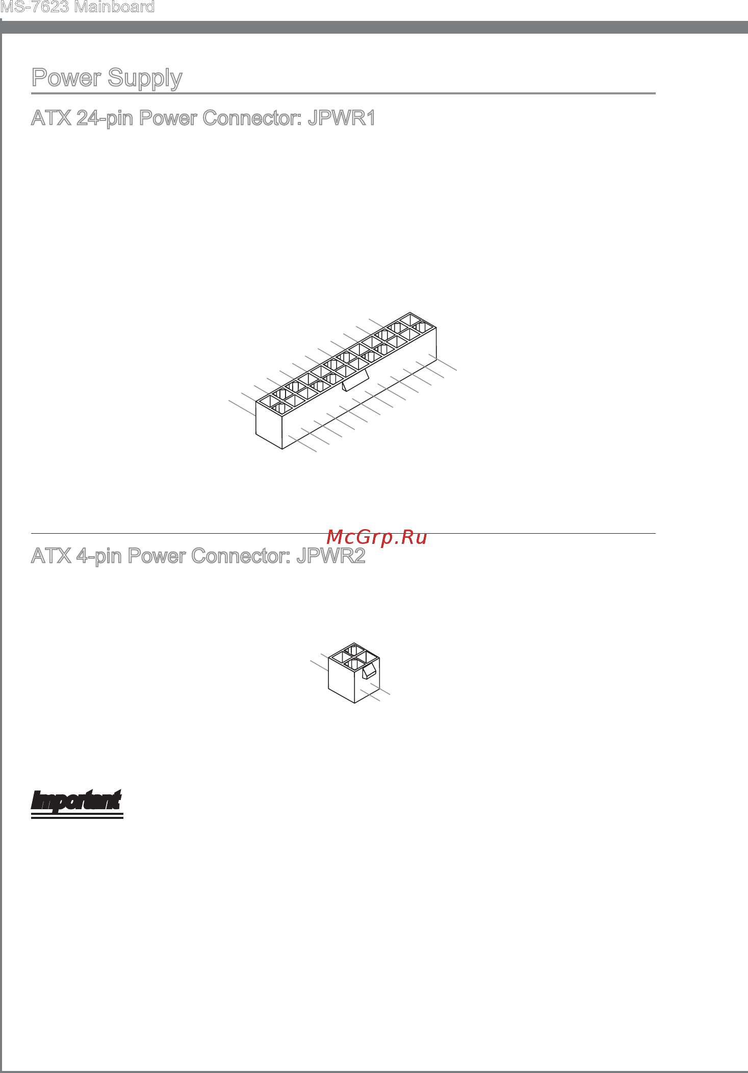 MSI 880GMA-E45 [20/146] This power connector is used to provide power to the cpu