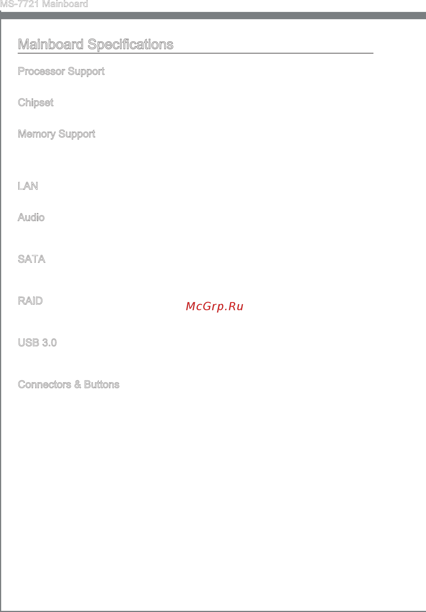 MSI FM2-A85XMA-P33 [14/160] Mainboard specifications