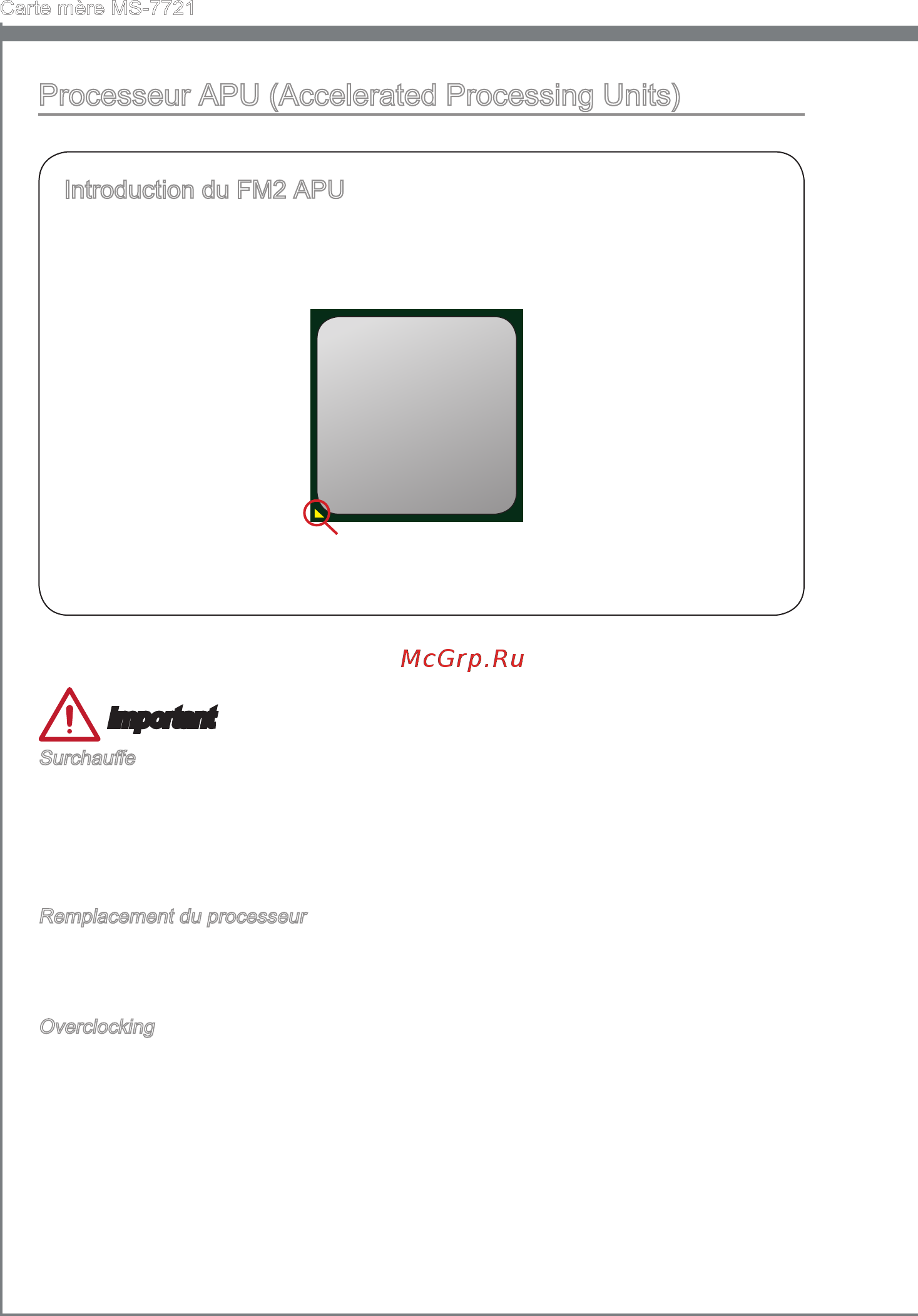 MSI FM2-A85XMA-P33 [94/160] Processeur apu accelerated processing units