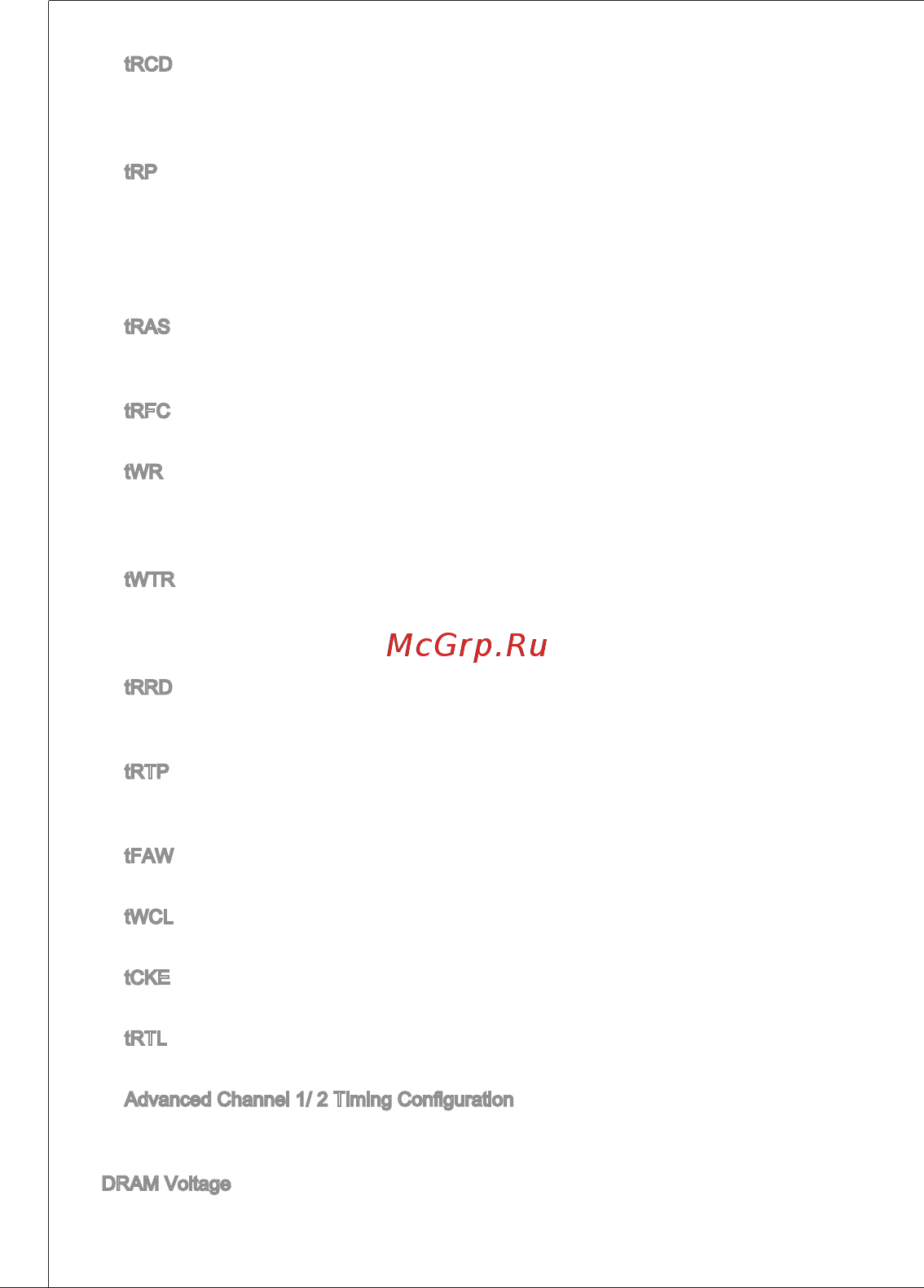 MSI FM2-A55M-E33 [198/204] Advanced channel 1 2 timing configuration