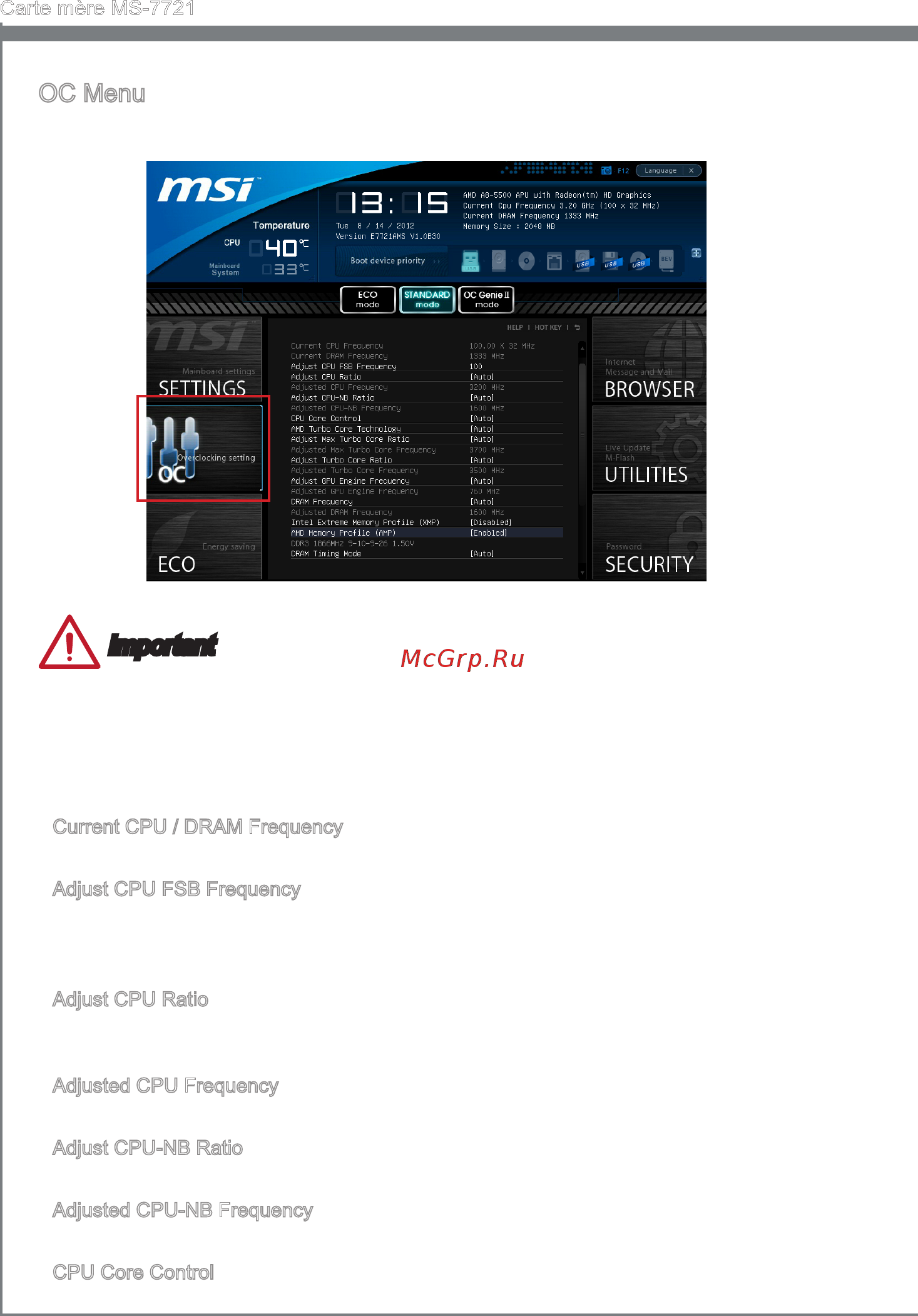 MSI FM2-A55M-E35 [118/164] Important