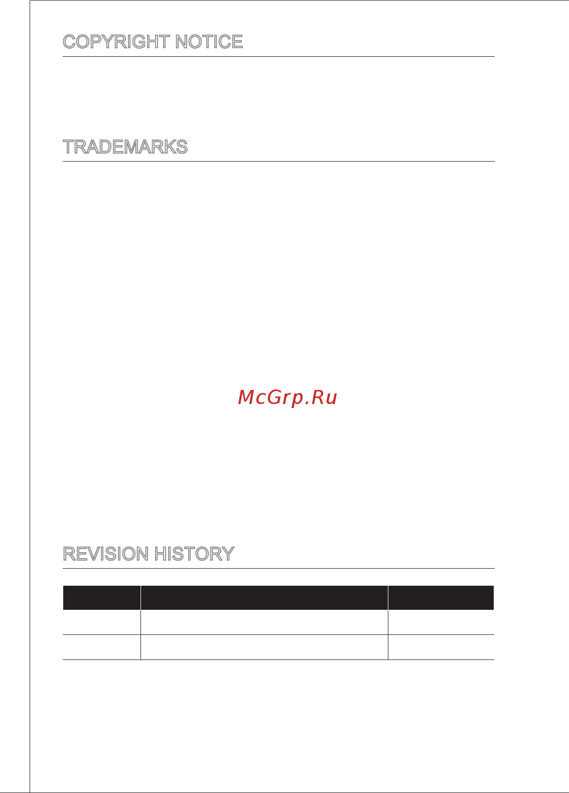 MSI H61M-P20-W8 [2/159] Copyright notice