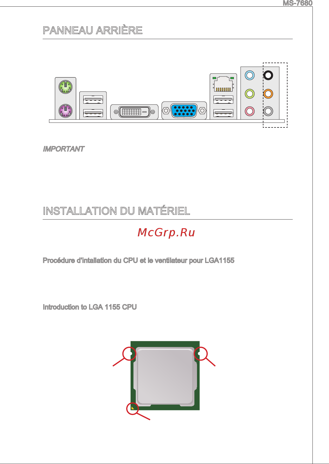 MSI H61M-P22 (B3) [51/155] Important