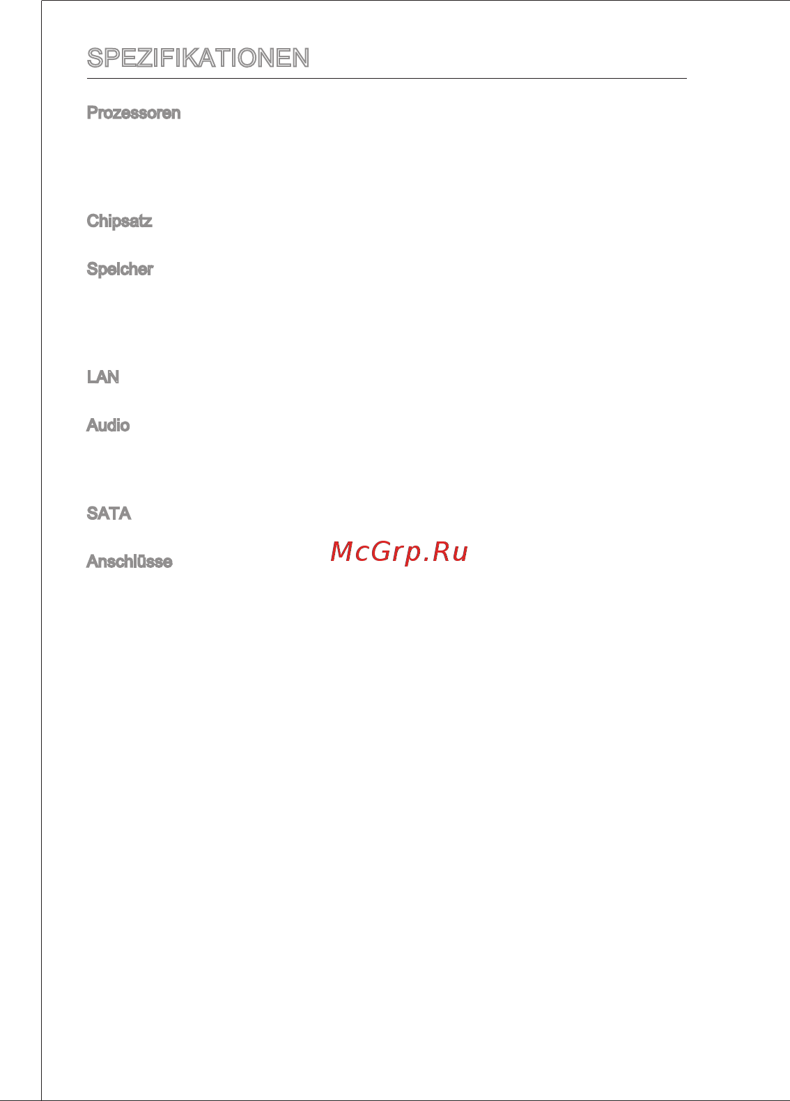 MSI H61M-G35 (G3) [72/171] Spezifikationen