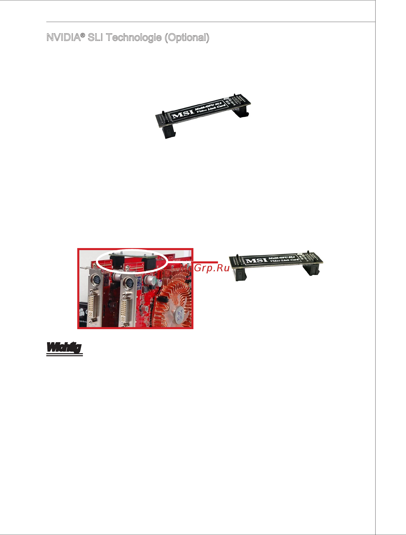 MSI X58M [81/178] Sli technolog e opt onal