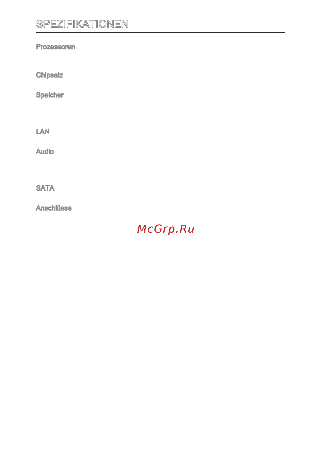 MSI H61M-E22 (G3) [72/171] Spezifikationen