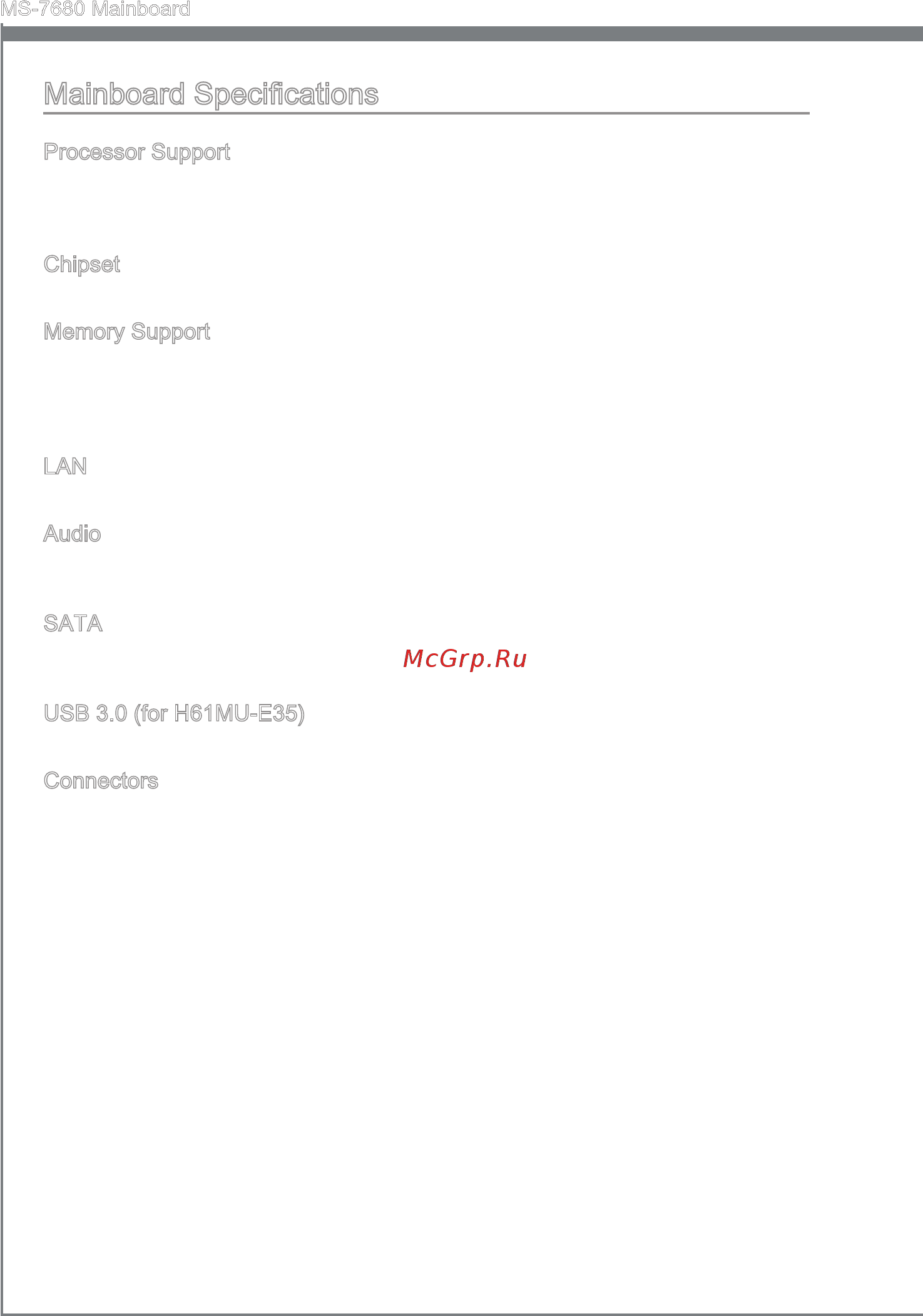 MSI H61M-P33 (B3) [12/138] English