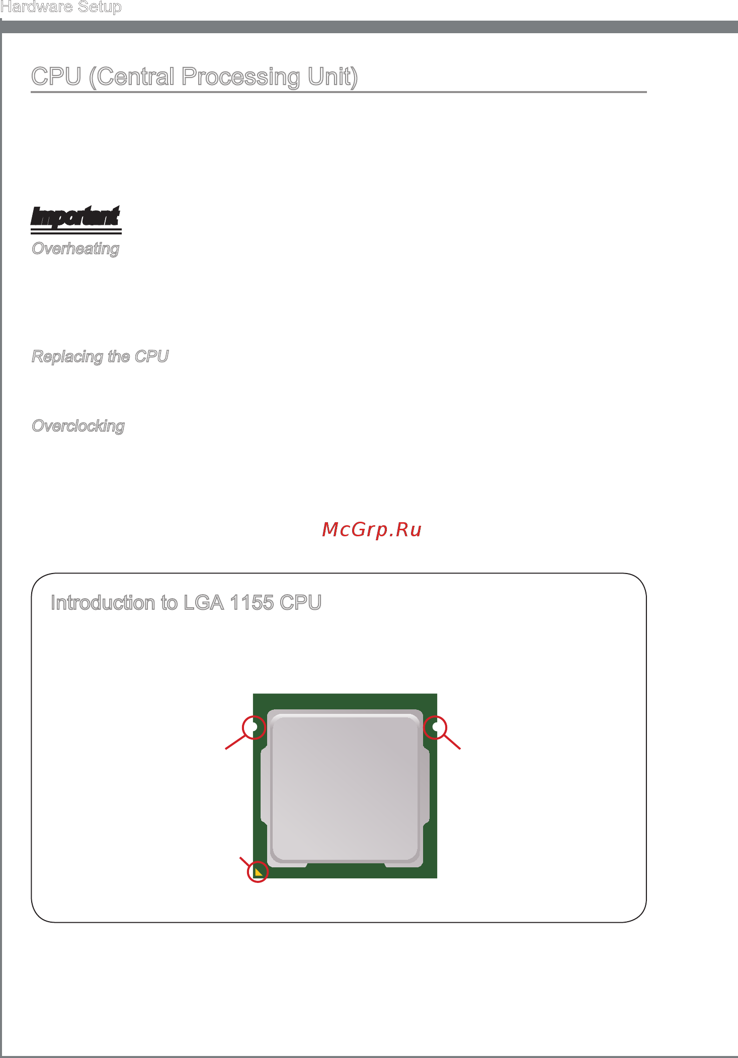 MSI PH61-P33 (B3) [20/62] Hardware setup
