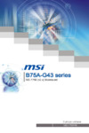 MSI B75A-G43 Инструкция по эксплуатации